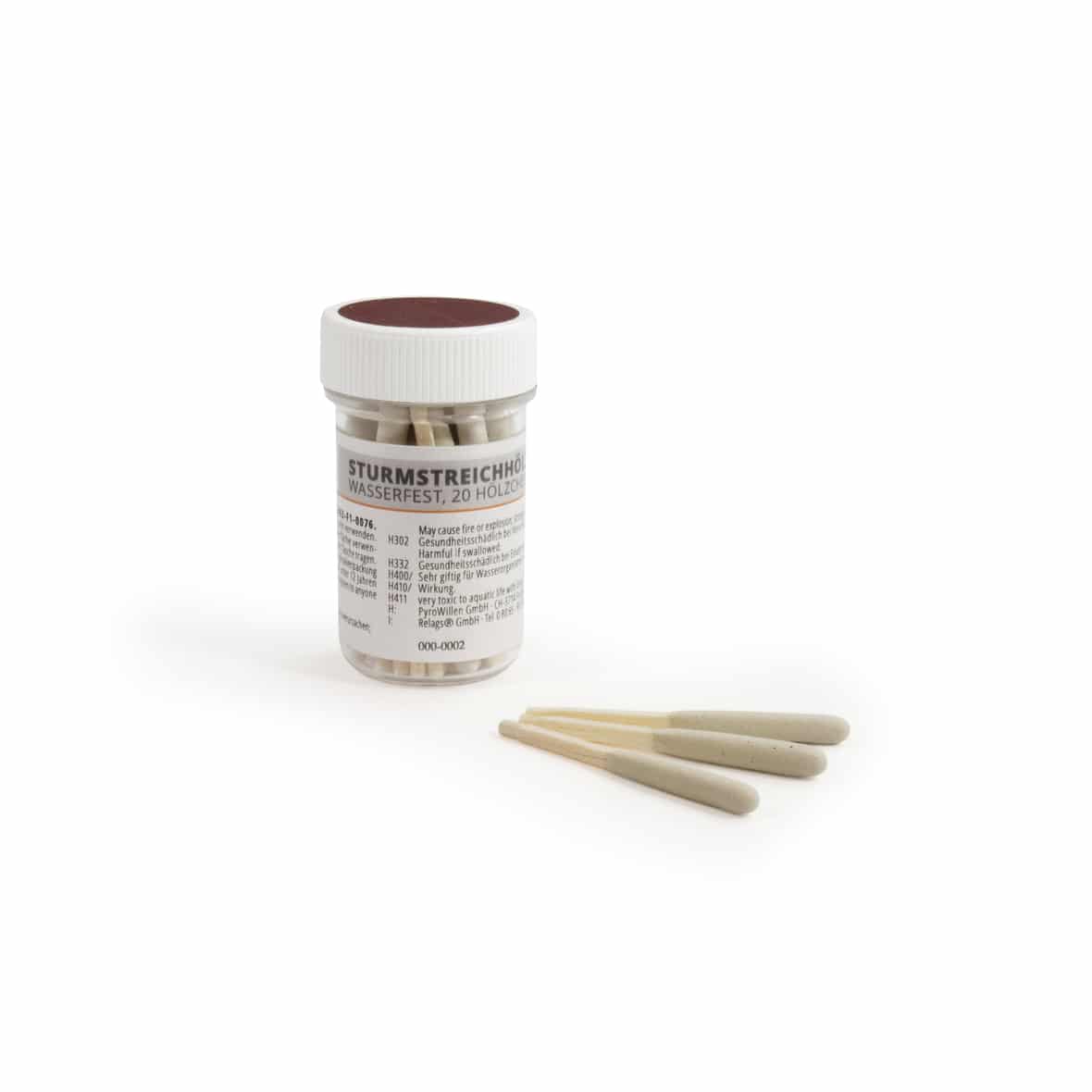 Sturmstreichhölzer in Dose Neutral_0 | STK