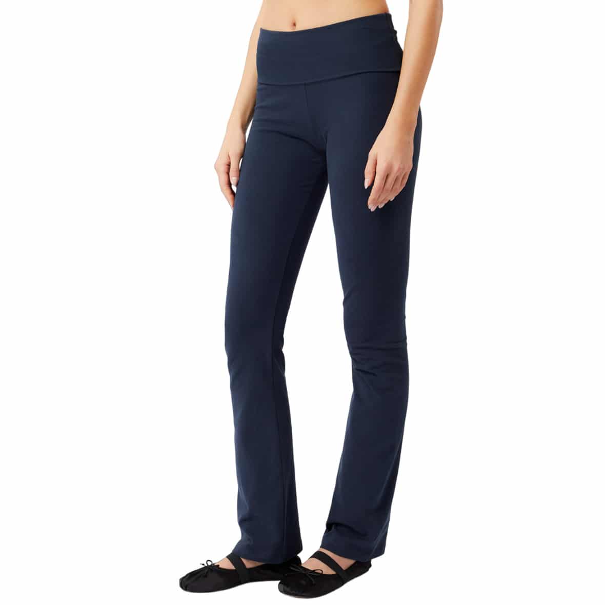 Roll Down Slim Hose Damen Trainingshose