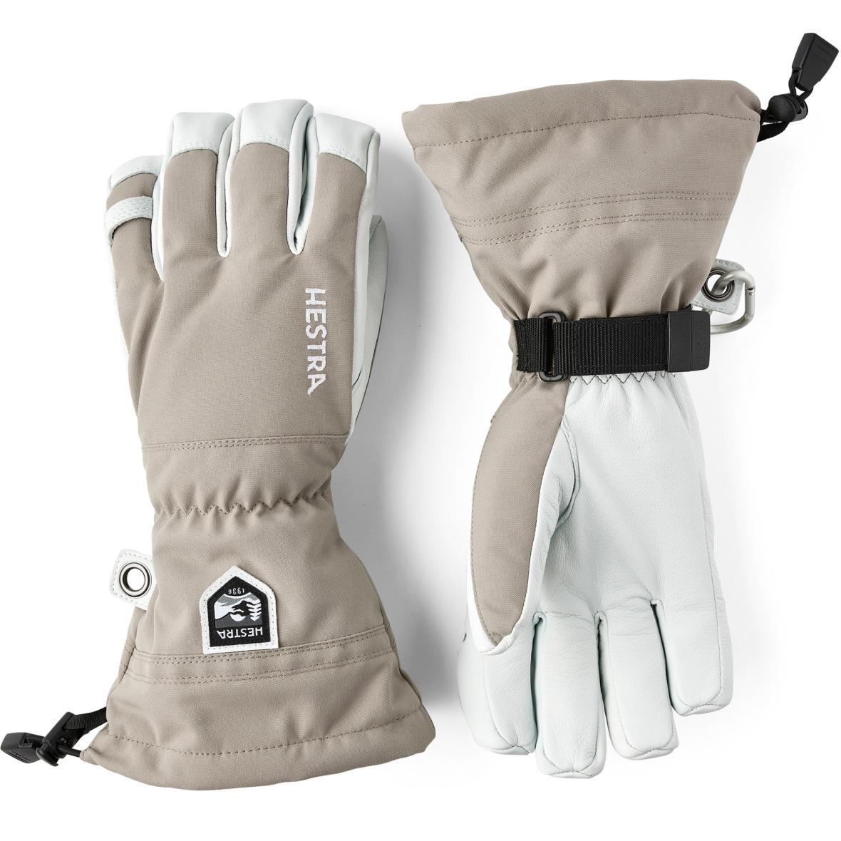 Army Leather Heli Ski Herren Fingerhandschuhe Khaki_620 | 9