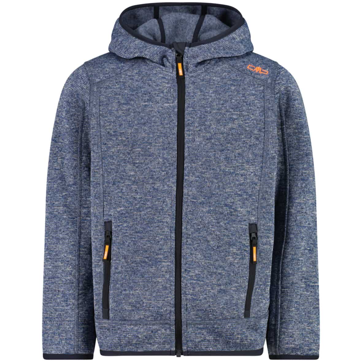 Boy Fix Hood Kinder Fleecejacke Blau_09NZ | 116