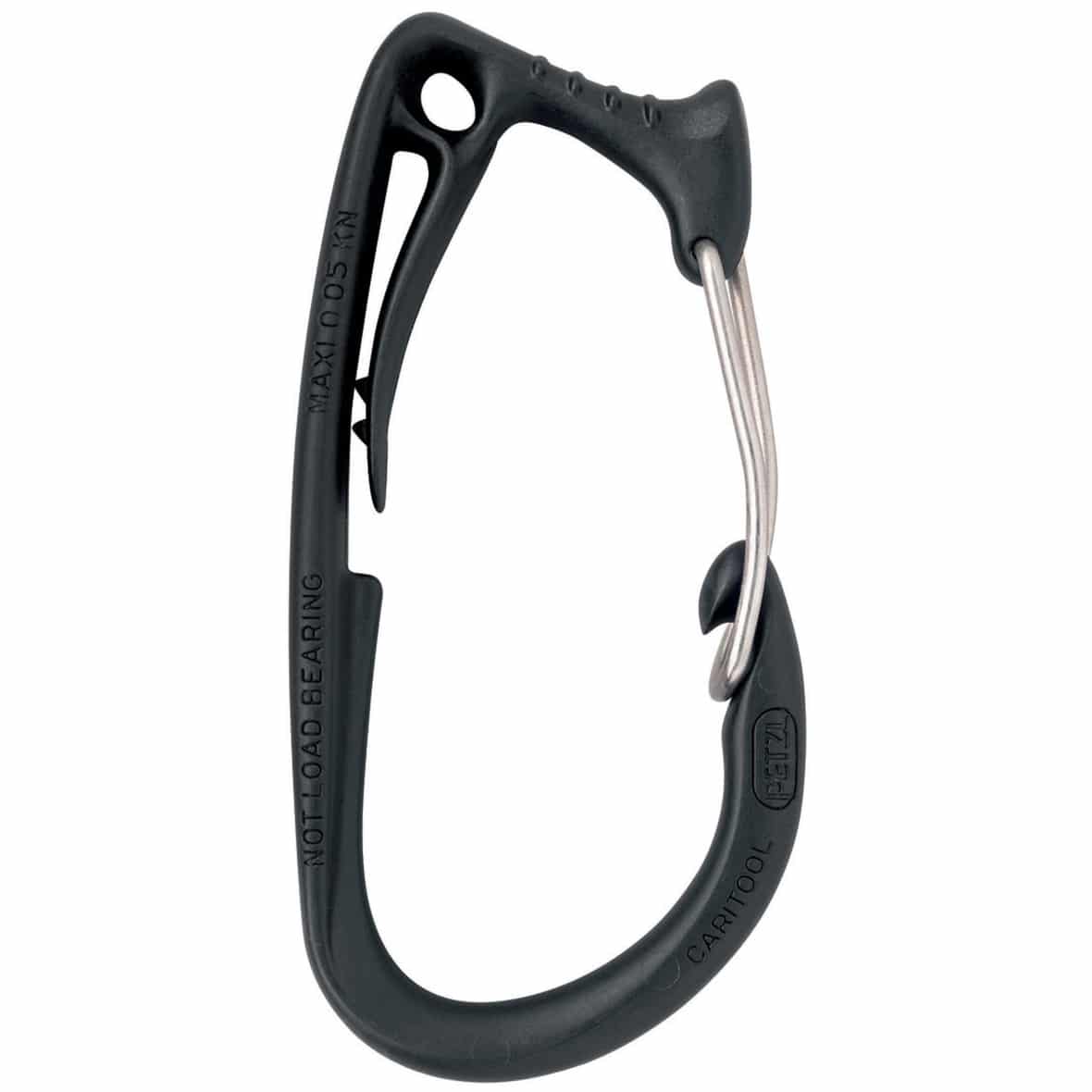 Caritool Karabiner Schwarz_SCHWARZ | one size