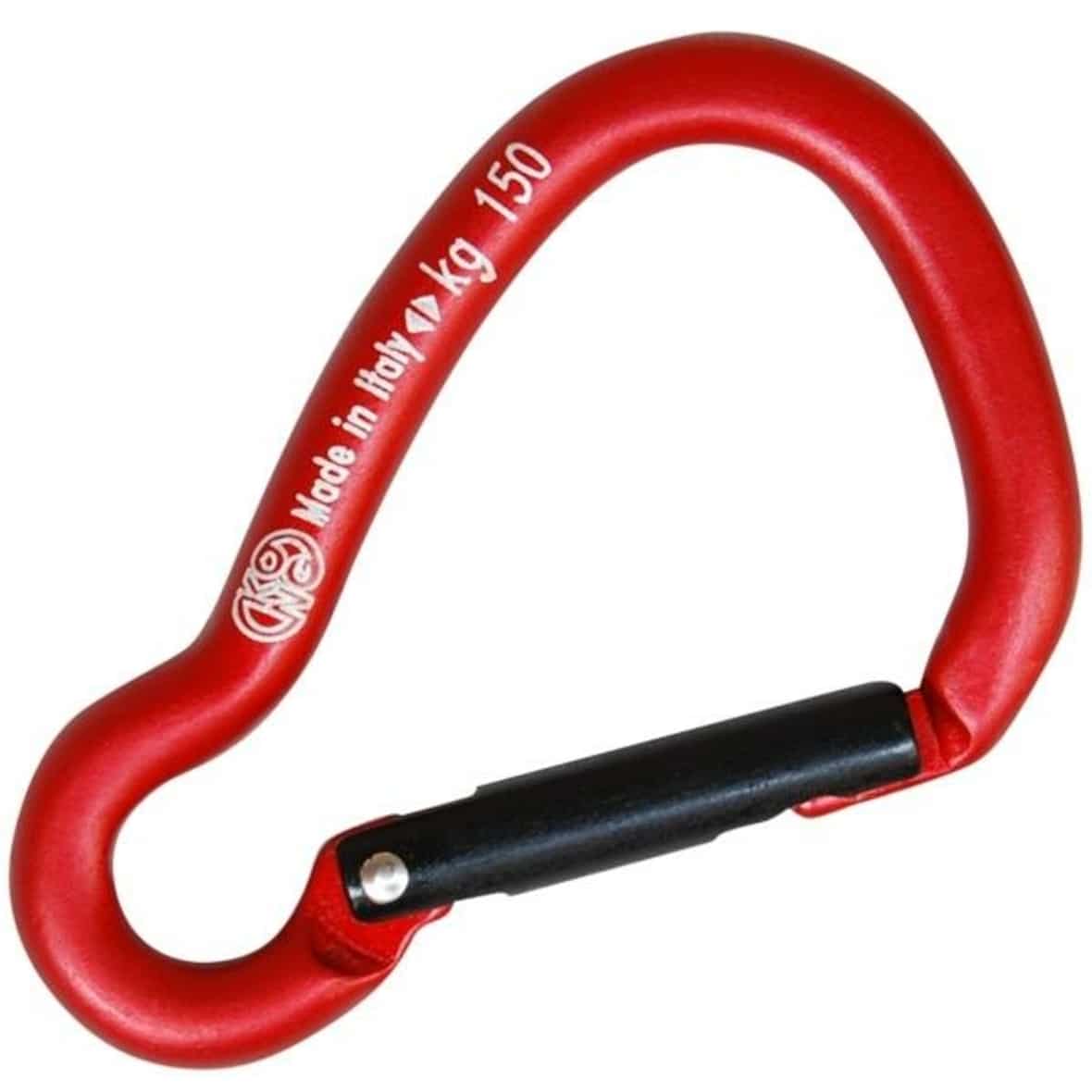 Alu Harnesses 5mm eloxiert Karabiner