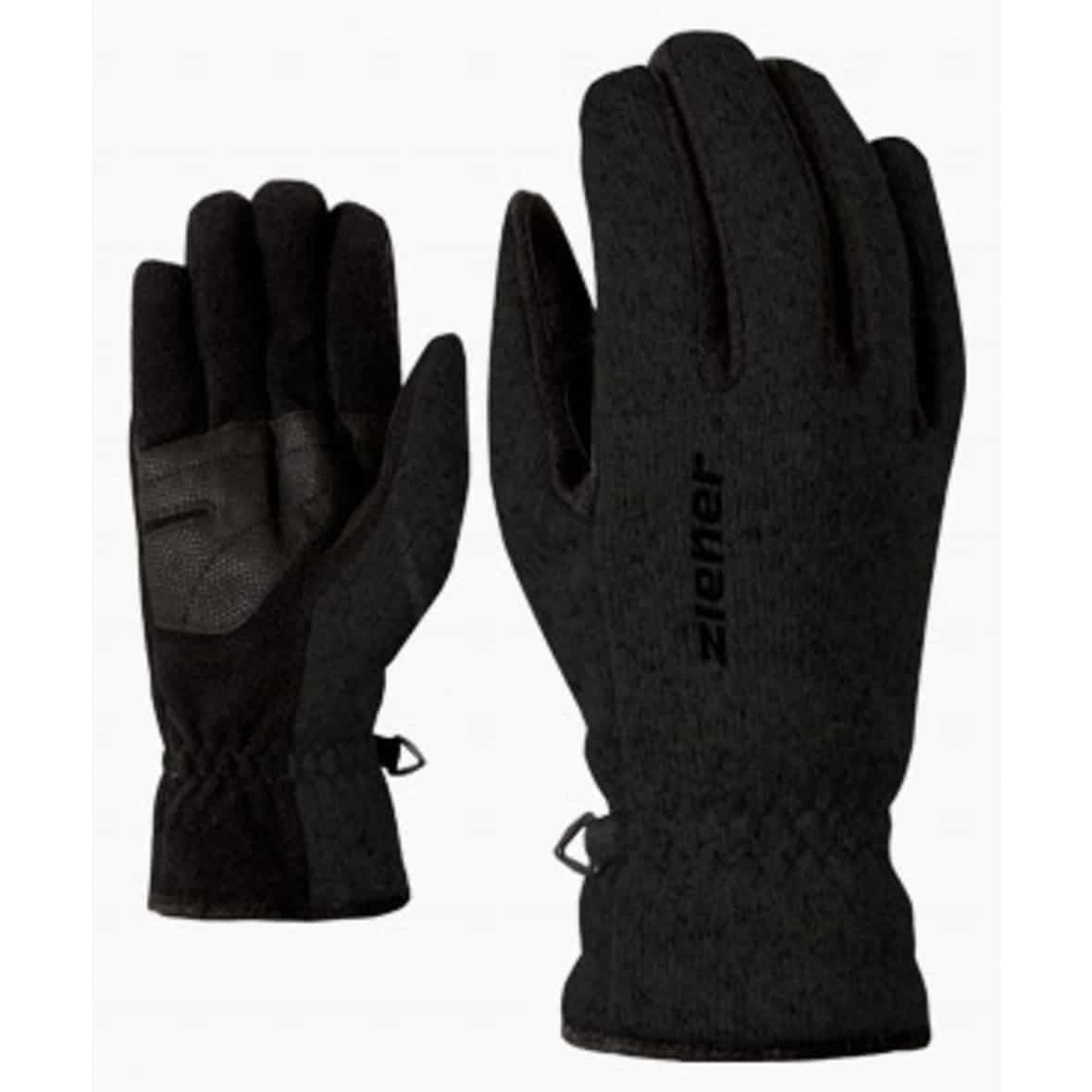Imagio Handschuhe Herren Fingerhandschuhe Schwarz_726__BLACK MÉLANG | 8
