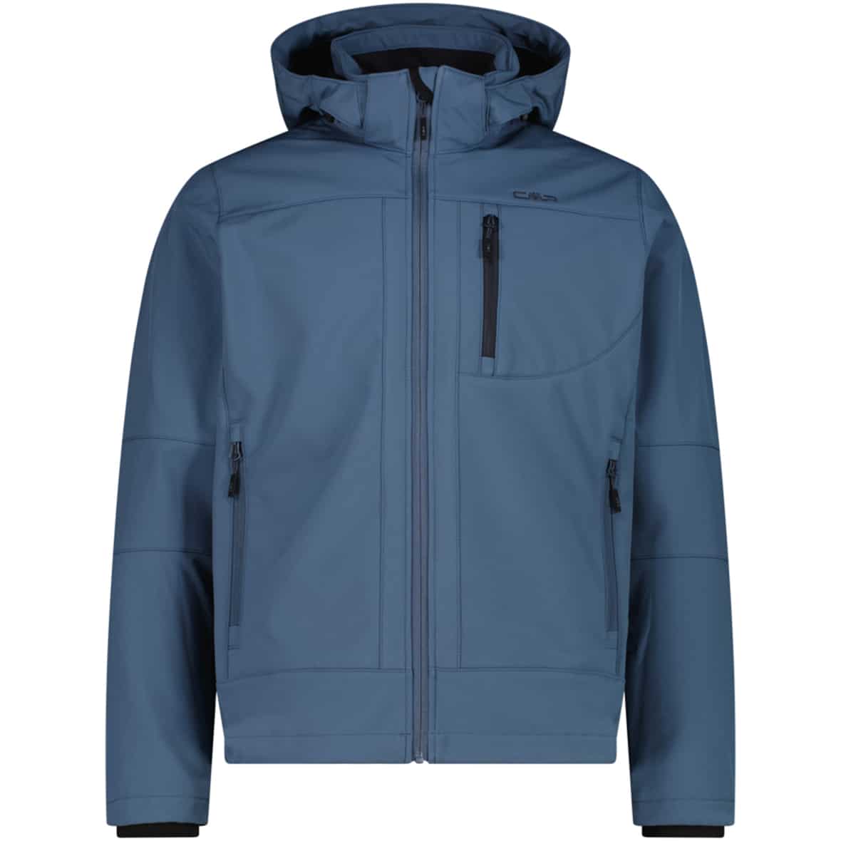 Zip Hood Herren Softshelljacke Anthrazit_N876 | 54
