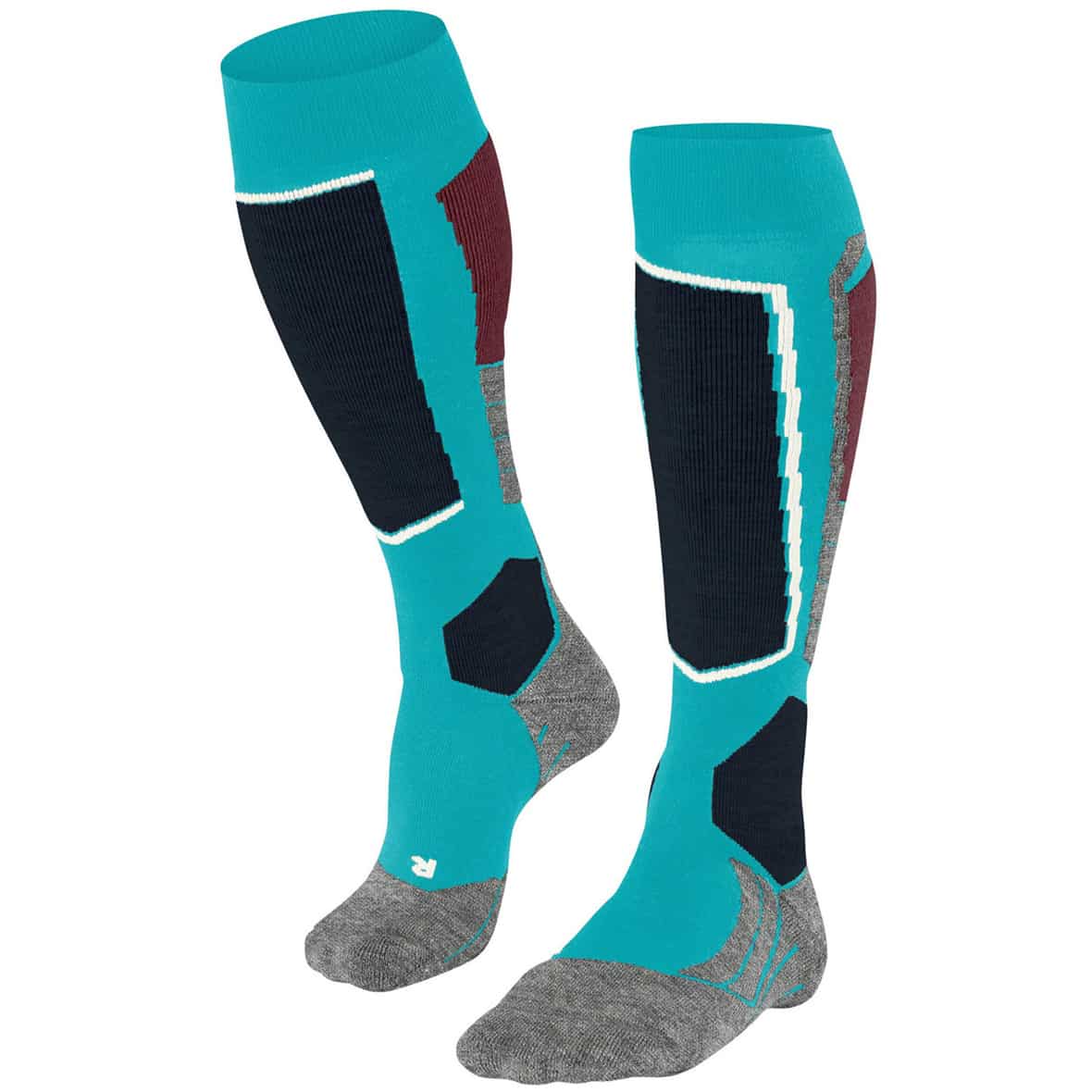 SK2 Intermediate Damen Skisocken Türkis_6536 | 39-40