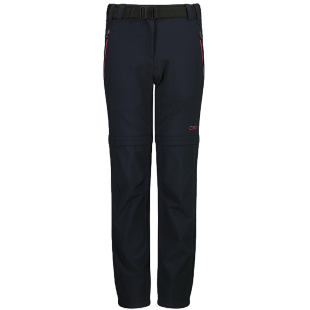 Stretch Zip Off Kinder Wanderhose Anthrazit_19UV | 116