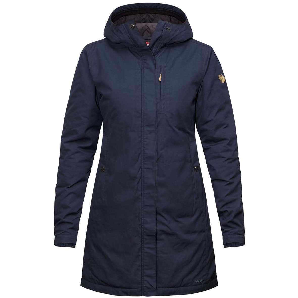 Fjällräven Kiruna Padded Jacke Damen Steppmantel (Dunkelblau XL ) Parka