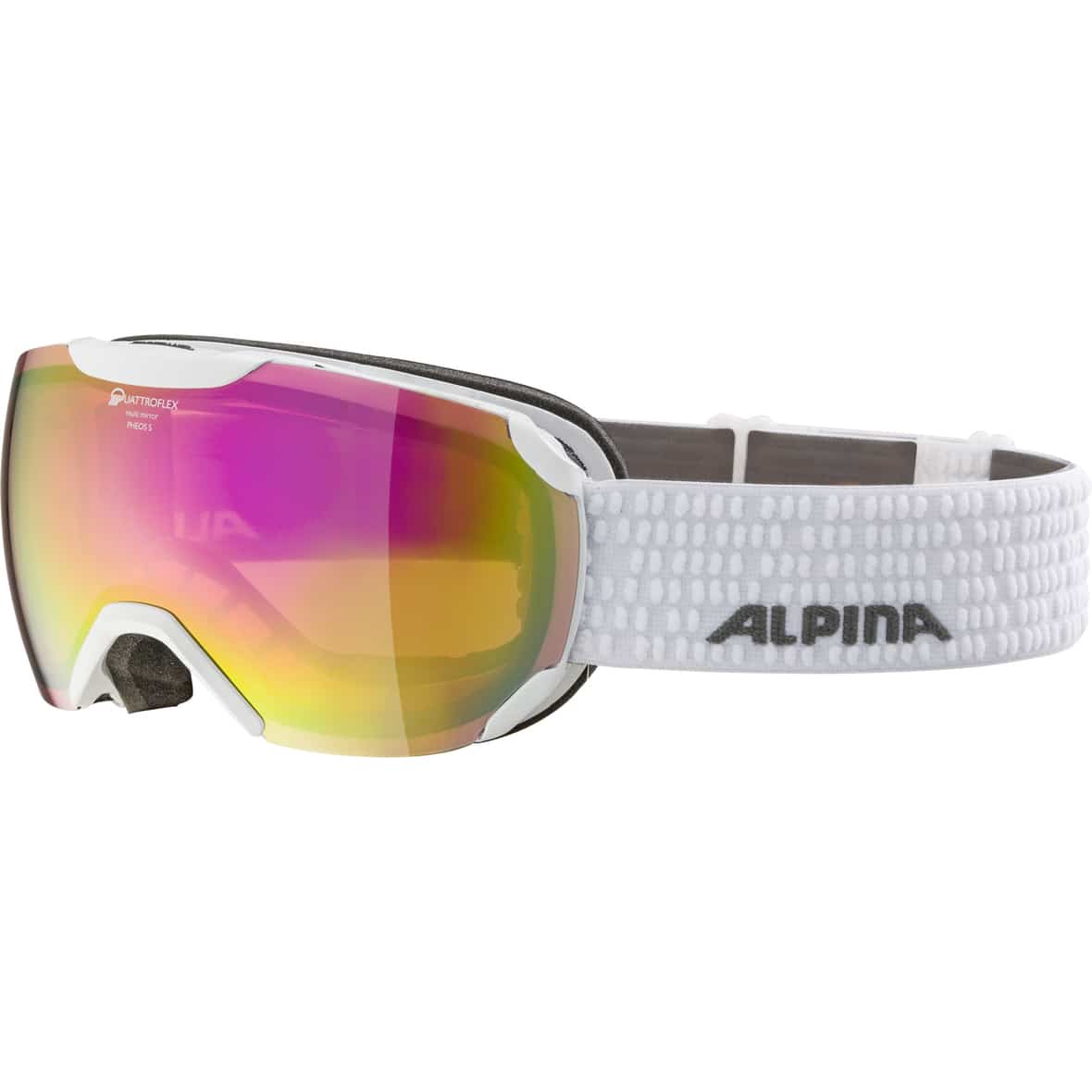 Alpina Pheos S QMM Herren Skibrille (Weiß One Size) Freeridebrillen