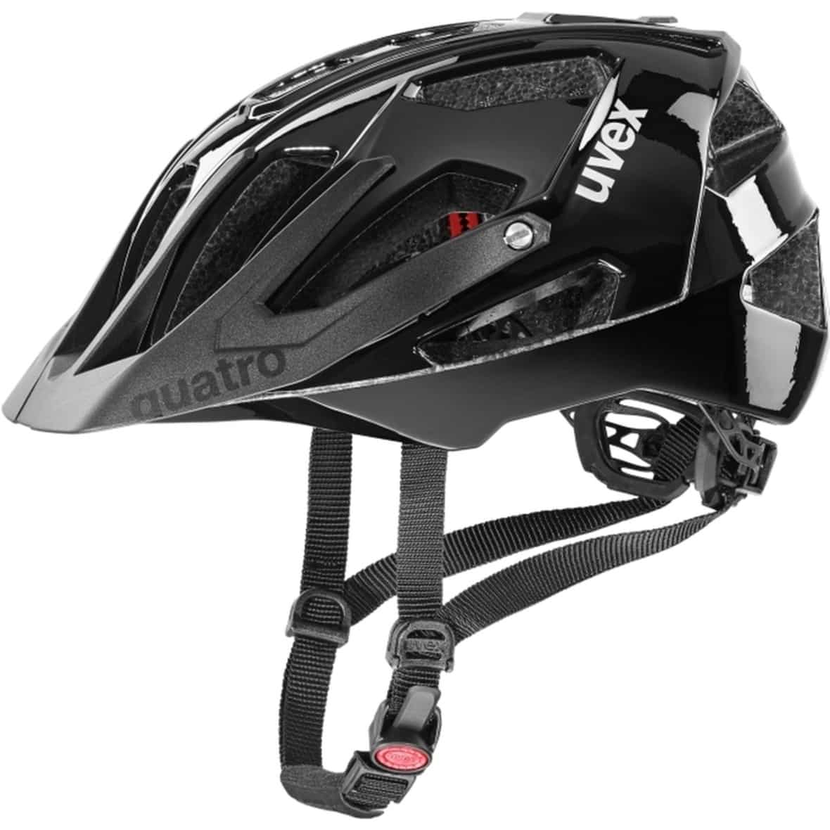 Uvex Quatro Fahrradhelm (Schwarz 56-61 in cm) Fahrradhelme