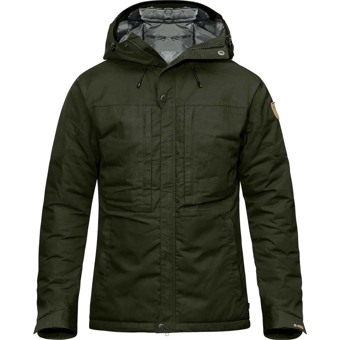 Skogsö Padded Jacke Herren Wanderjacke Dunkelgrün_662 | M