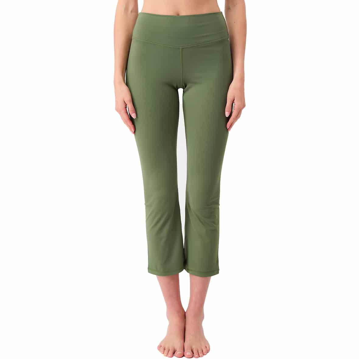 Colour Block Damen Leggings Dunkelgrün_ROOTS | S