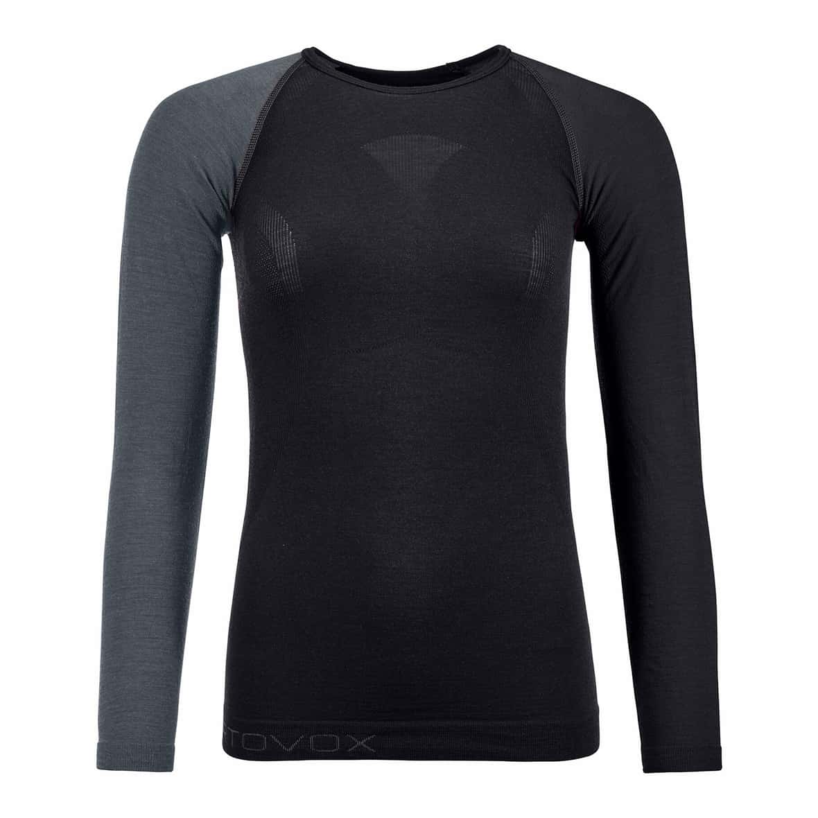 Ortovox 120 Comp Light Langarmshirt Damen Funktionsunterhemd (Schwarz L ) Langlaufbekleidung