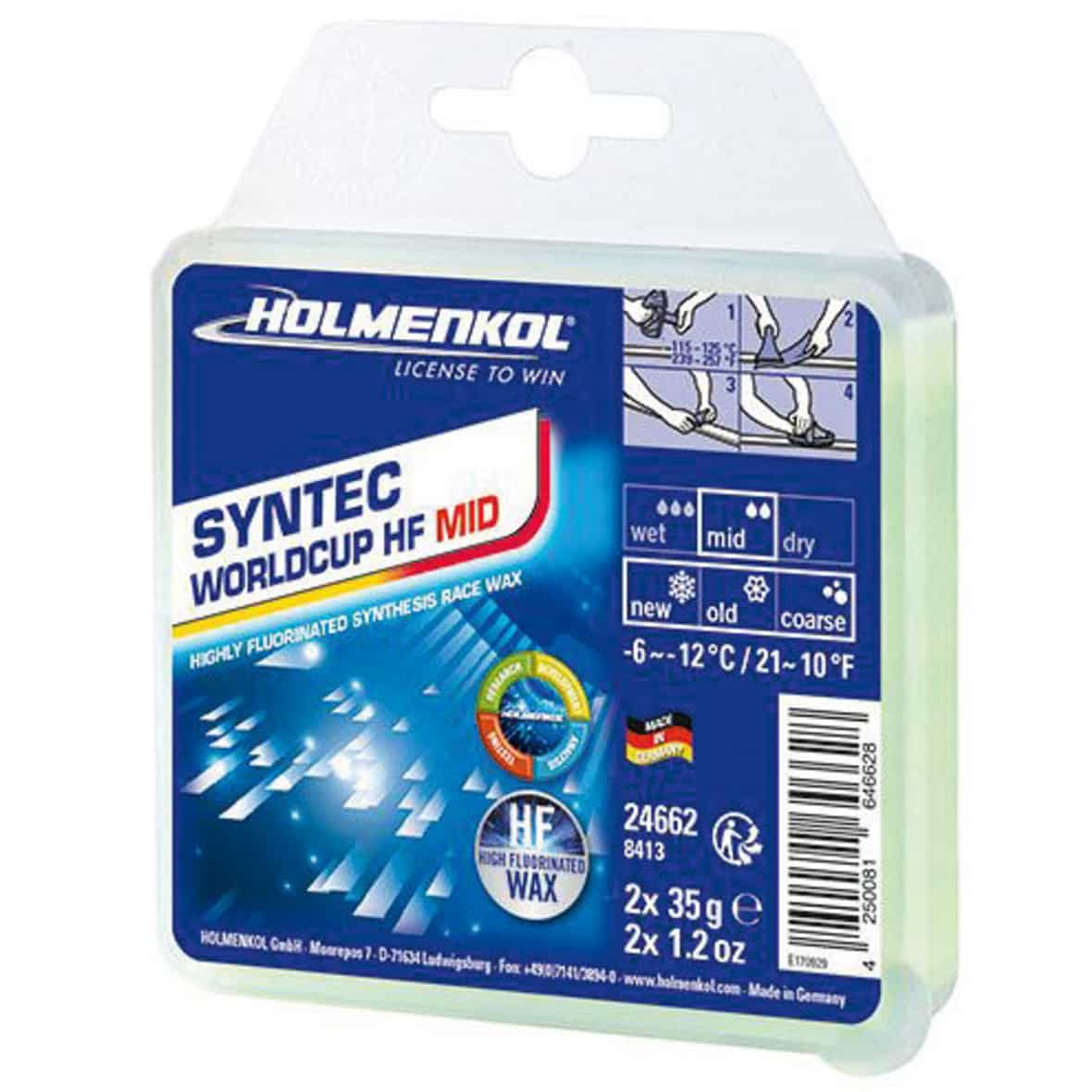 Mid 0° bis -6 °C Syntec WorlCup HF Mid Wachs Neutral_000 | STK