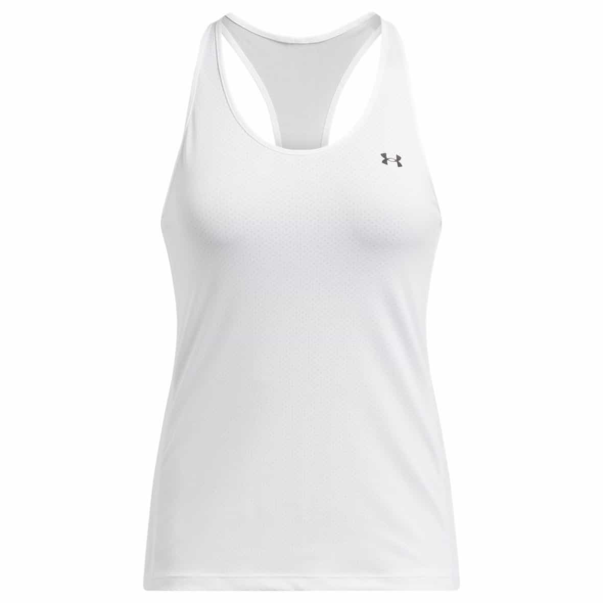 UA HG Armour Racer Tank Top Damen Weiß_102 | XL