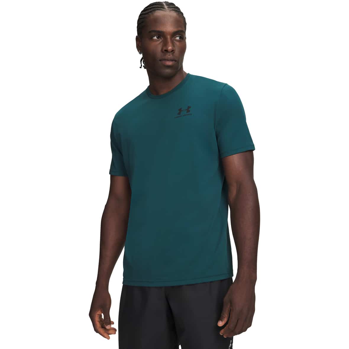 Left Chest Logo Herren T-Shirt Grün_919 | L