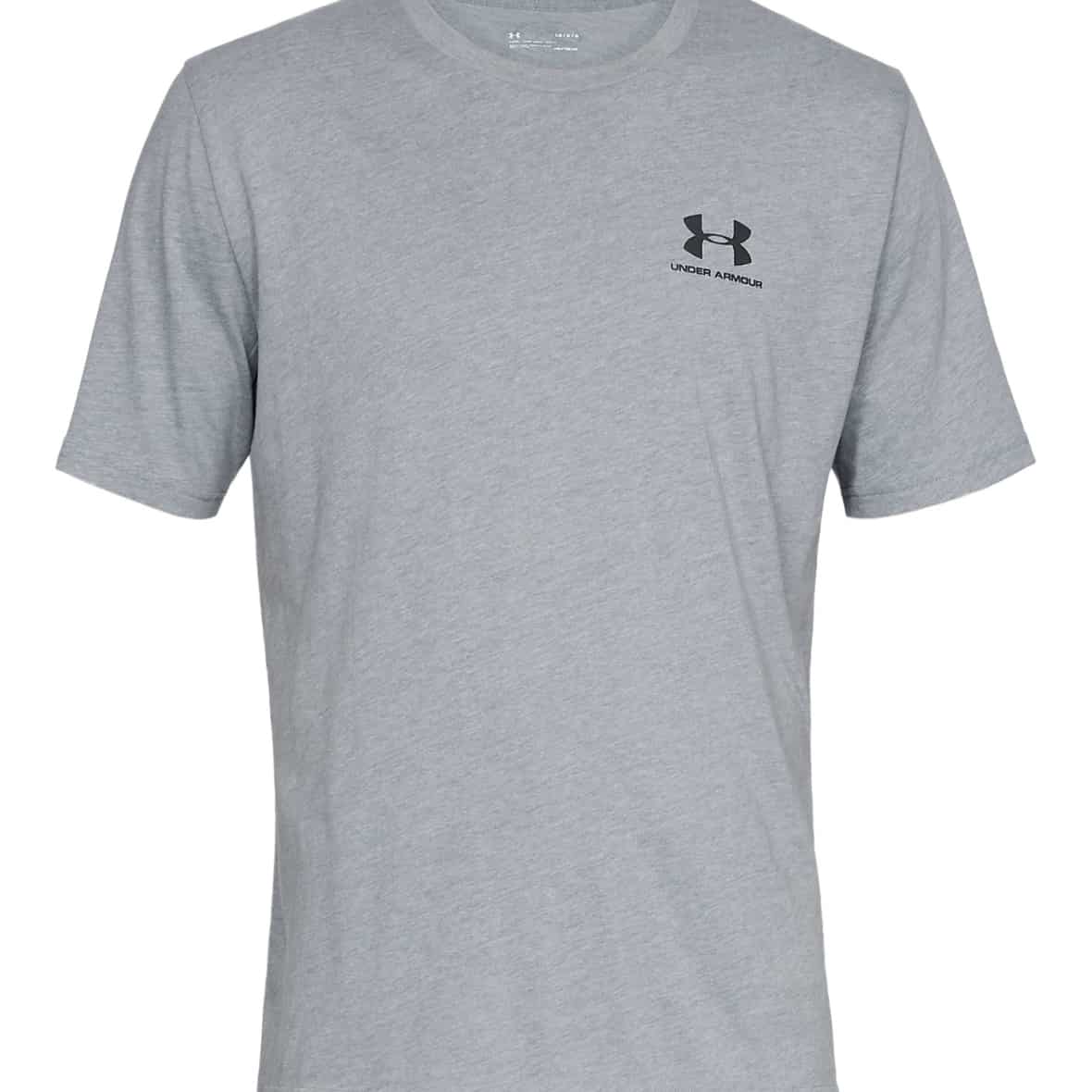 Left Chest Logo Herren T-Shirt Grau_036 | L
