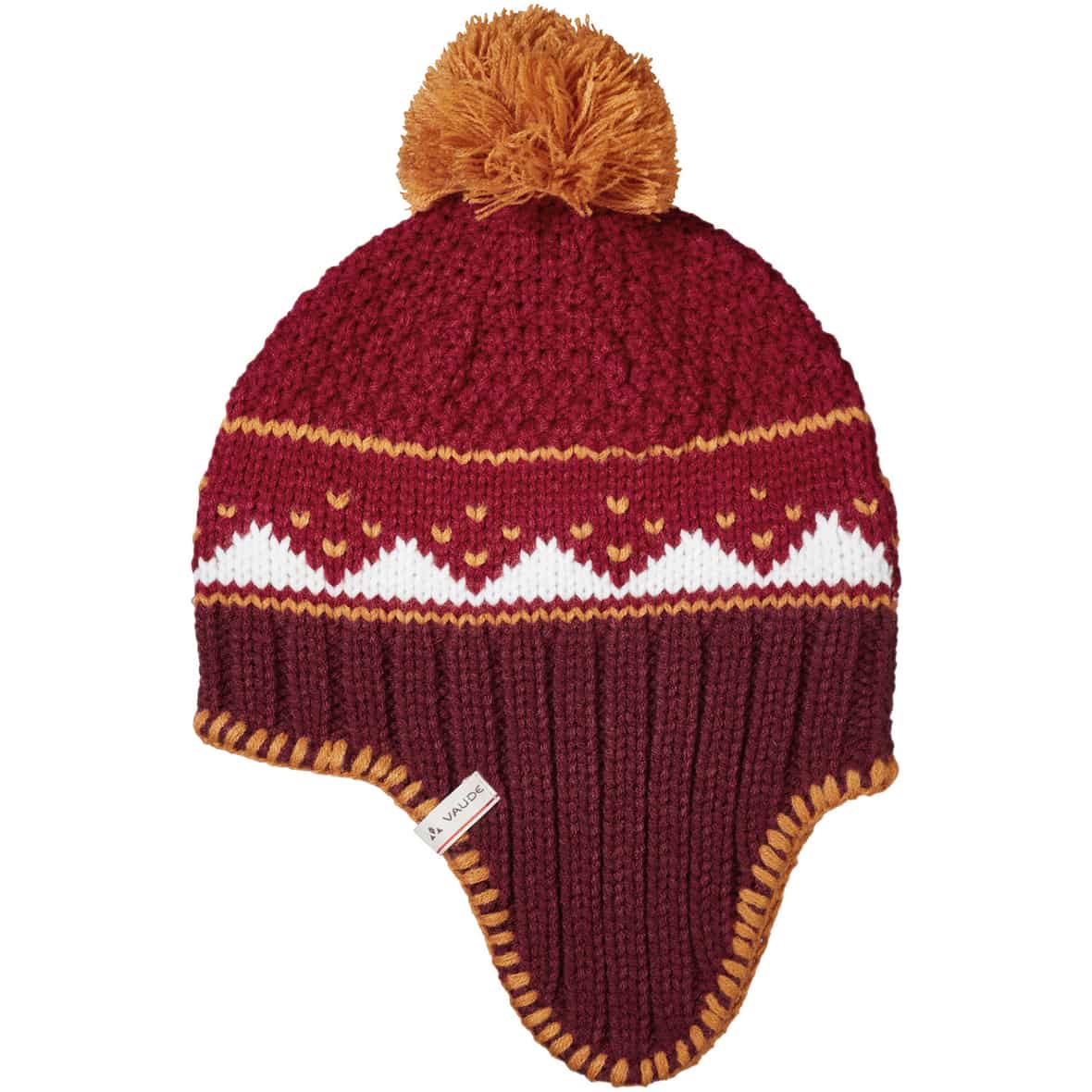 Knitted IV Kinder Mütze Dunkelrot_557 | M