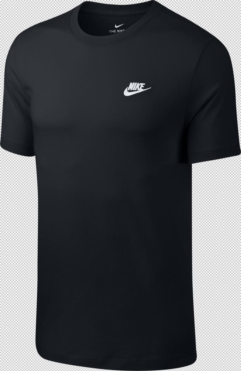 Sportswear Club Herren T-Shirt Schwarz_017__BLACK/GOLD | XL
