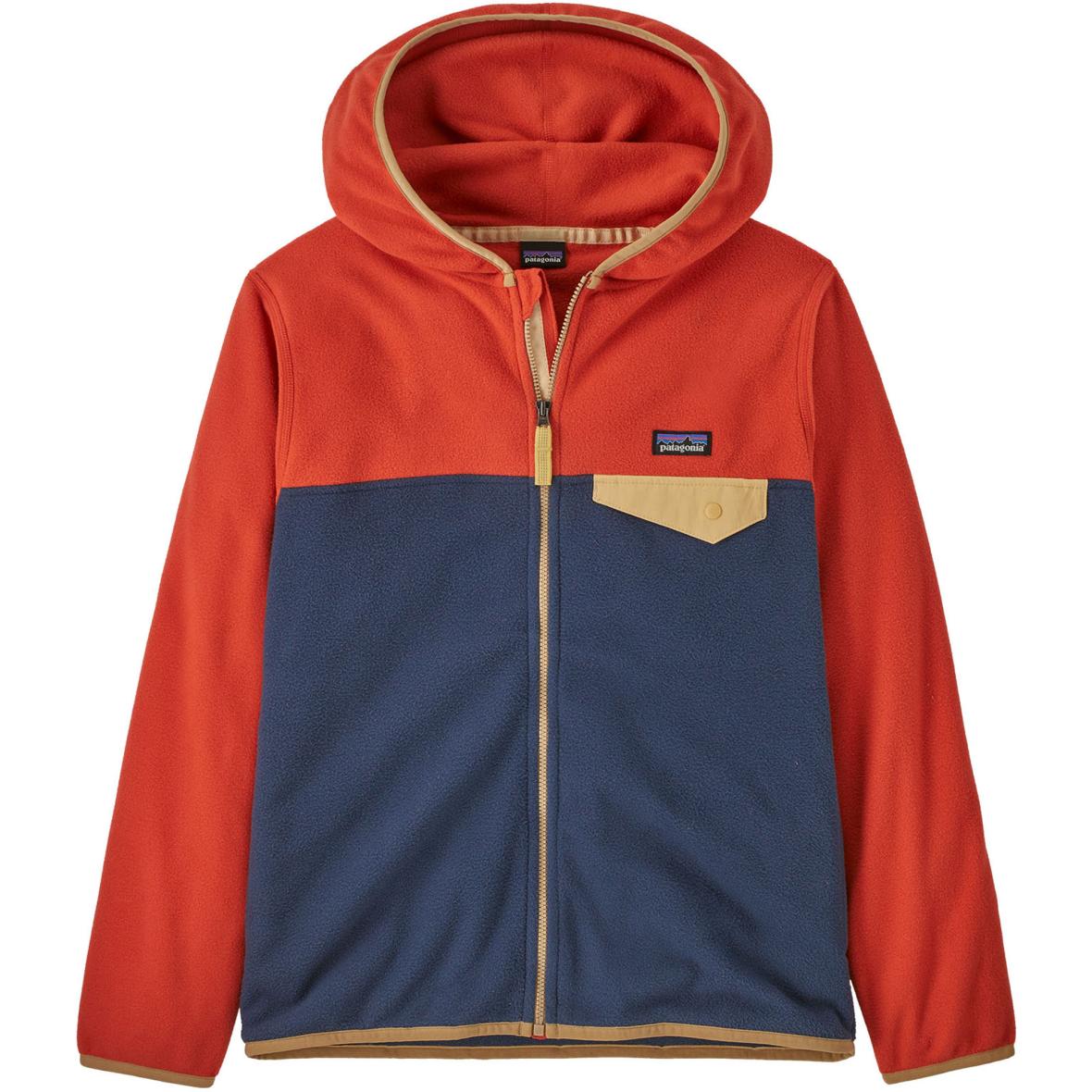 Micro D Snap-T Kinder Fleecejacke Blau_NVMR | L