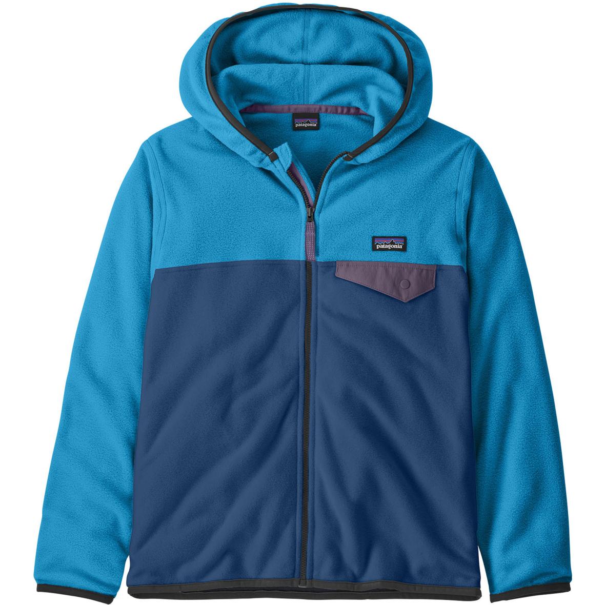 Micro D Snap-T Kinder Fleecejacke Blau_CLMB | XXL
