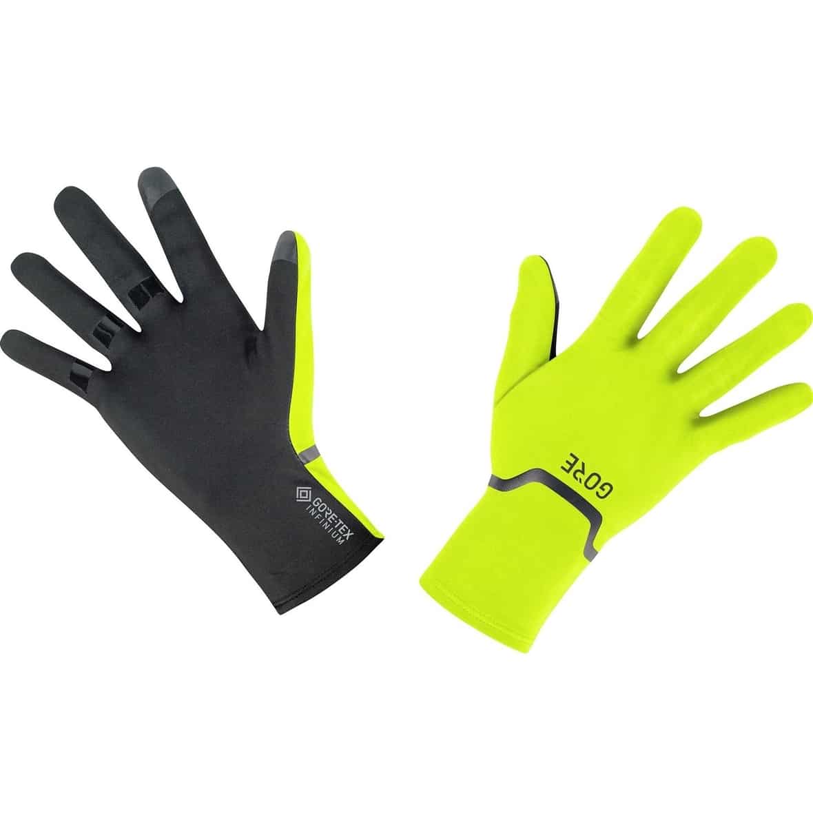 M Infinium Stretch Gloves Herren Laufhandschuhe Gelb_0899 | 10