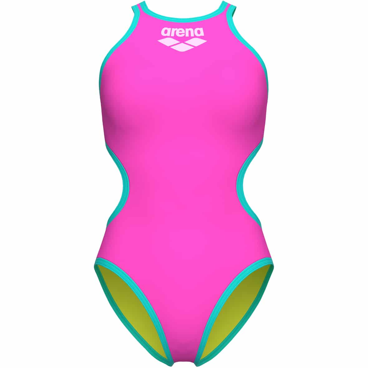 One BigLogo Damen Badeanzug Pink_986__SHOCKING PINK-WATER | 32