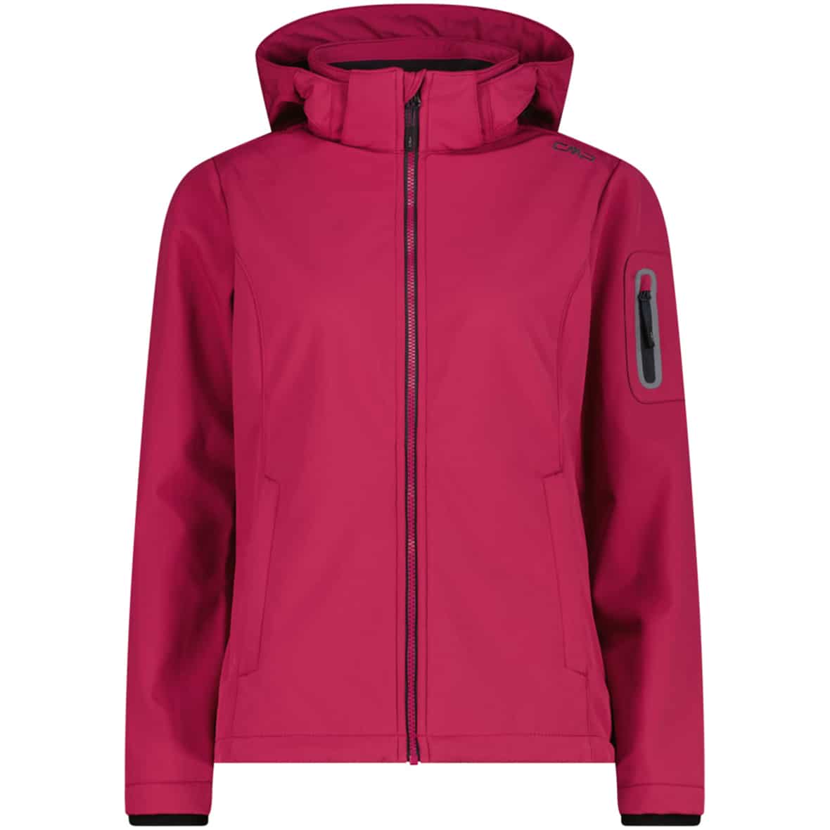 Zip Hood Damen Softshelljacke Beere_C489 | 34