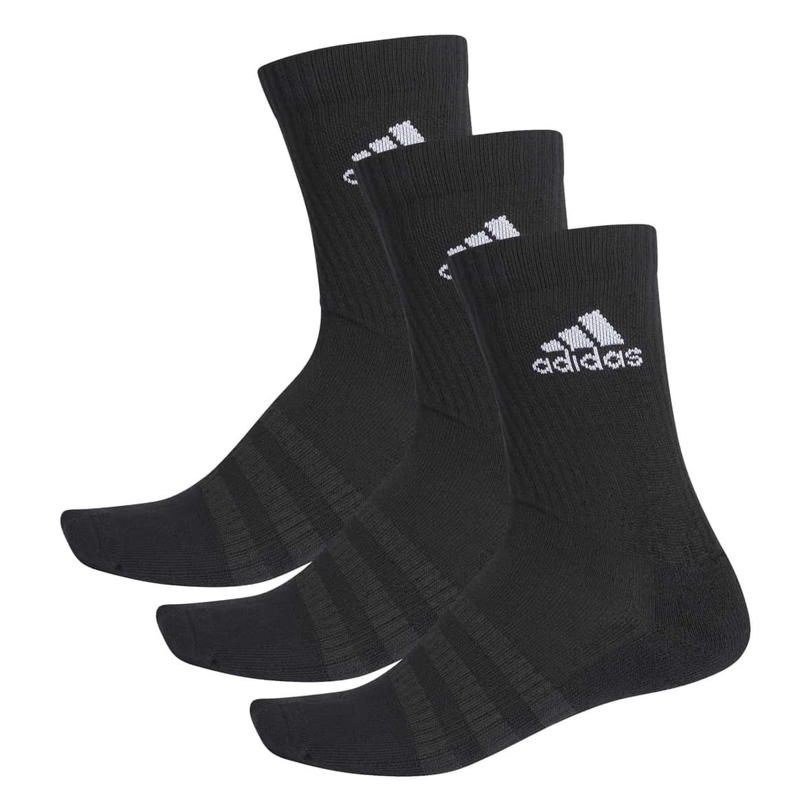 Cushioned Sportswear Sportsocken Schwarz_000__BLACK/BLACK/WHITE | 19-21