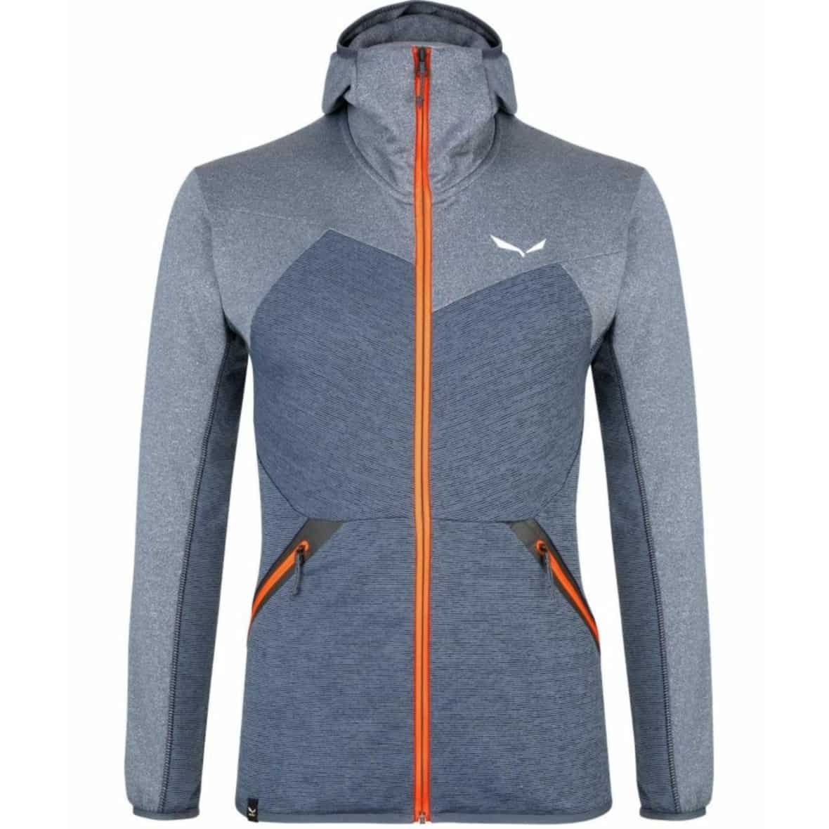 Salewa PUEZ MELANGE PL M FZ HDY Herren Wanderjacke (Dunkelblau 56 Größe) Wanderjacken