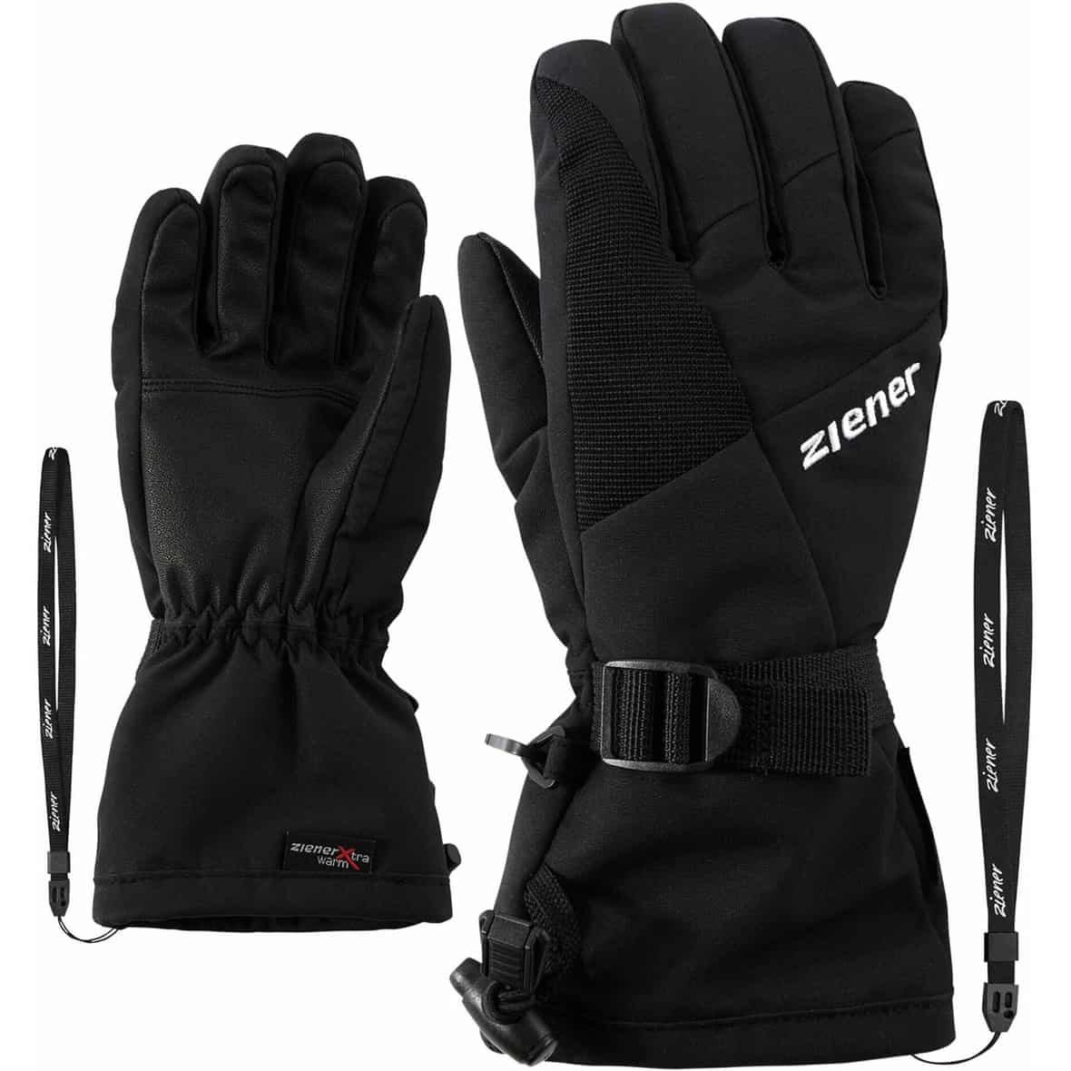 Ziener Kinder Lani Gore-Tex Gloves Junior SKIING (Schwarz 4 Größe) Alpinhandschuhe