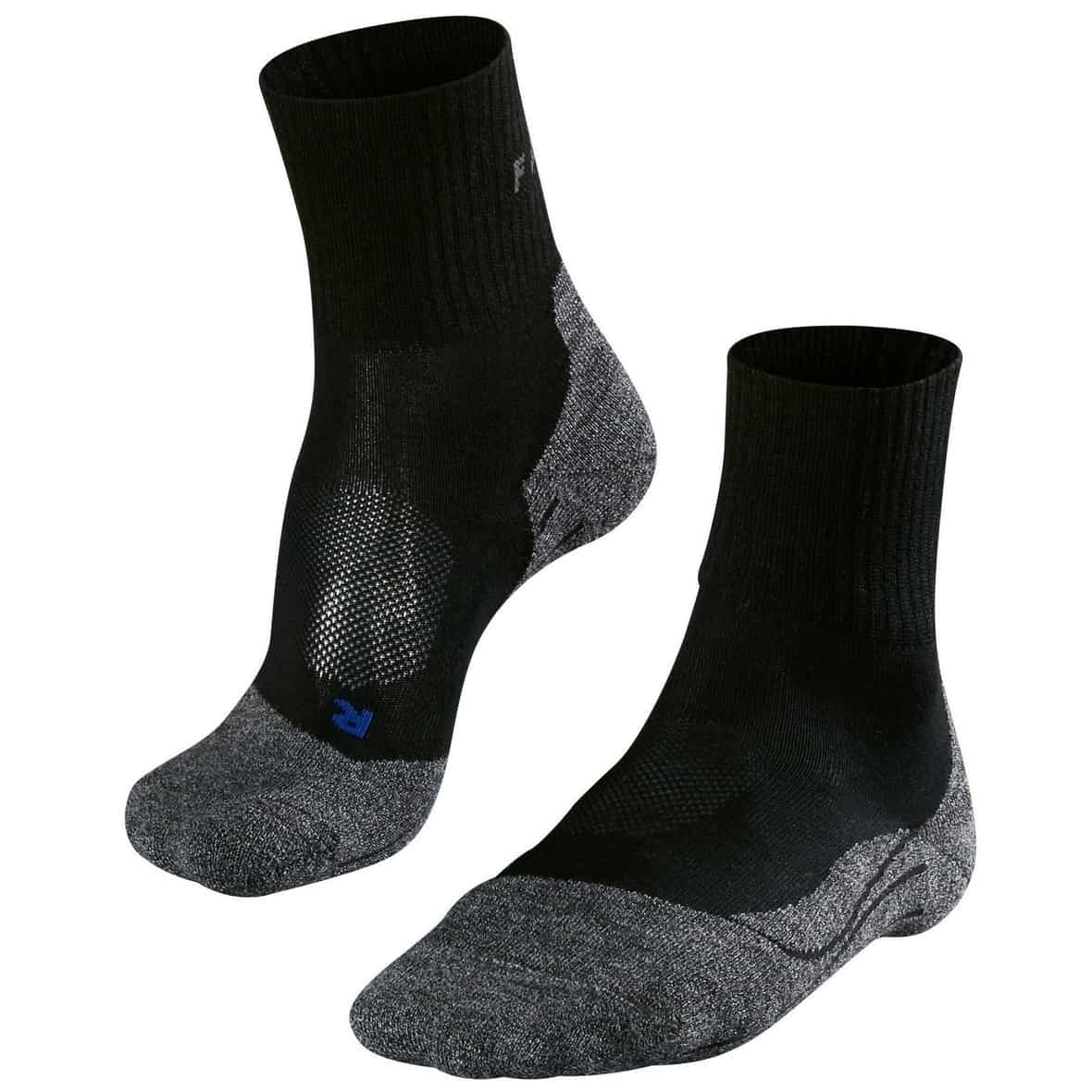 TK2 Explore Short Cool  Damen Wandersocken Schwarz_3010 | 35-36