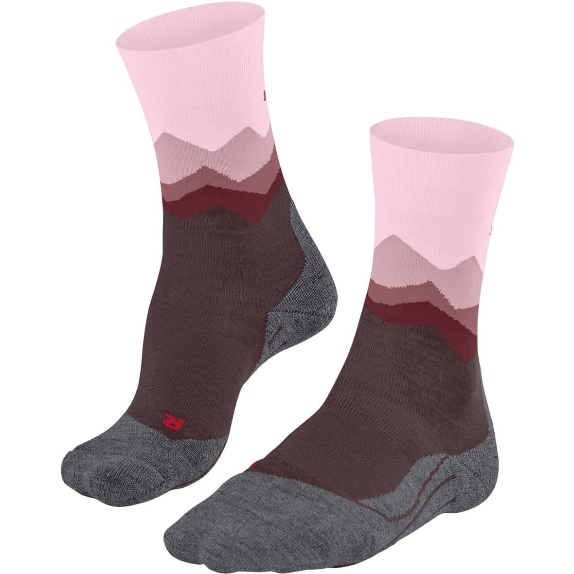 TK2 Explore Crest Damen Wandersocken Dunkelrot_8344 | 37-38