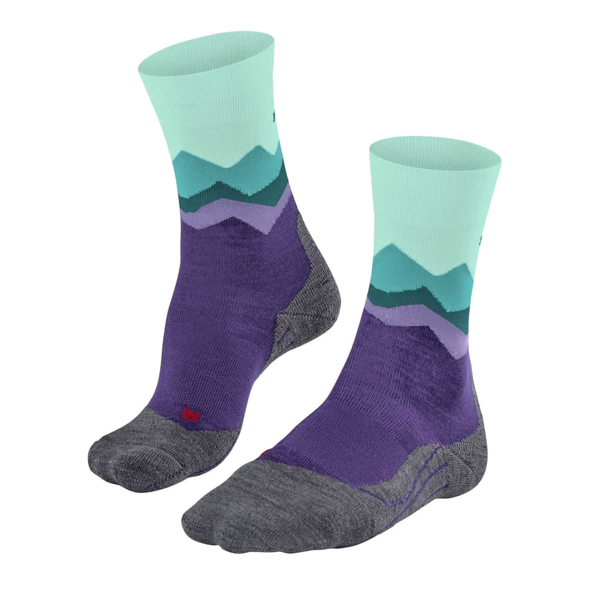 TK2 Explore Crest Damen Wandersocken Violett_8683 | 35-36