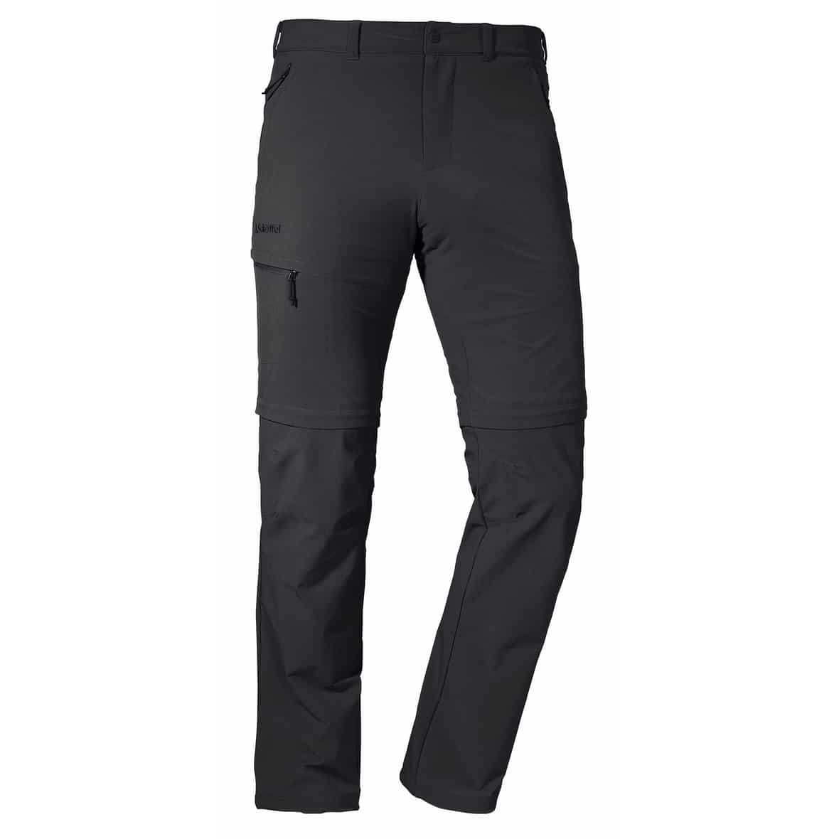 Schöffel Pants Koper1 Zip Off Herren Wanderhose (Schwarz 102 Größe) Wanderhosen