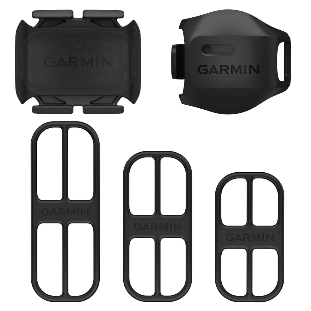 Garmin Sensor 2 Trittfrequenz + Geschwindigkeit zum klemmen (Schwarz One Size) Fahrradzubehör