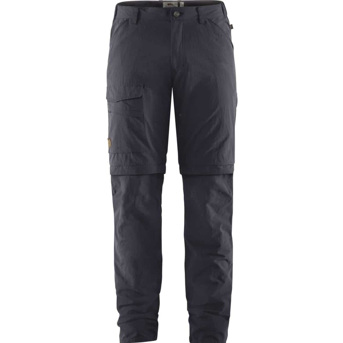 Fjällräven Travellers MT Zip-off Trs M Herren Wanderhose (Dunkelblau 48 D) Wanderhosen