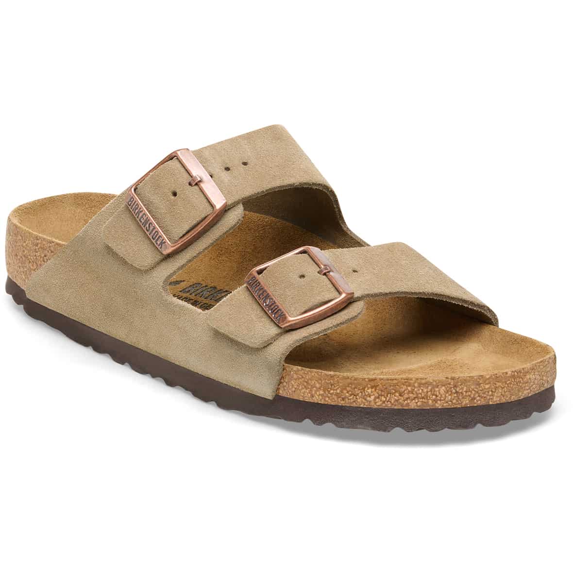 Arizona Veloursleder Herren Sandalen Beige_27 | 46