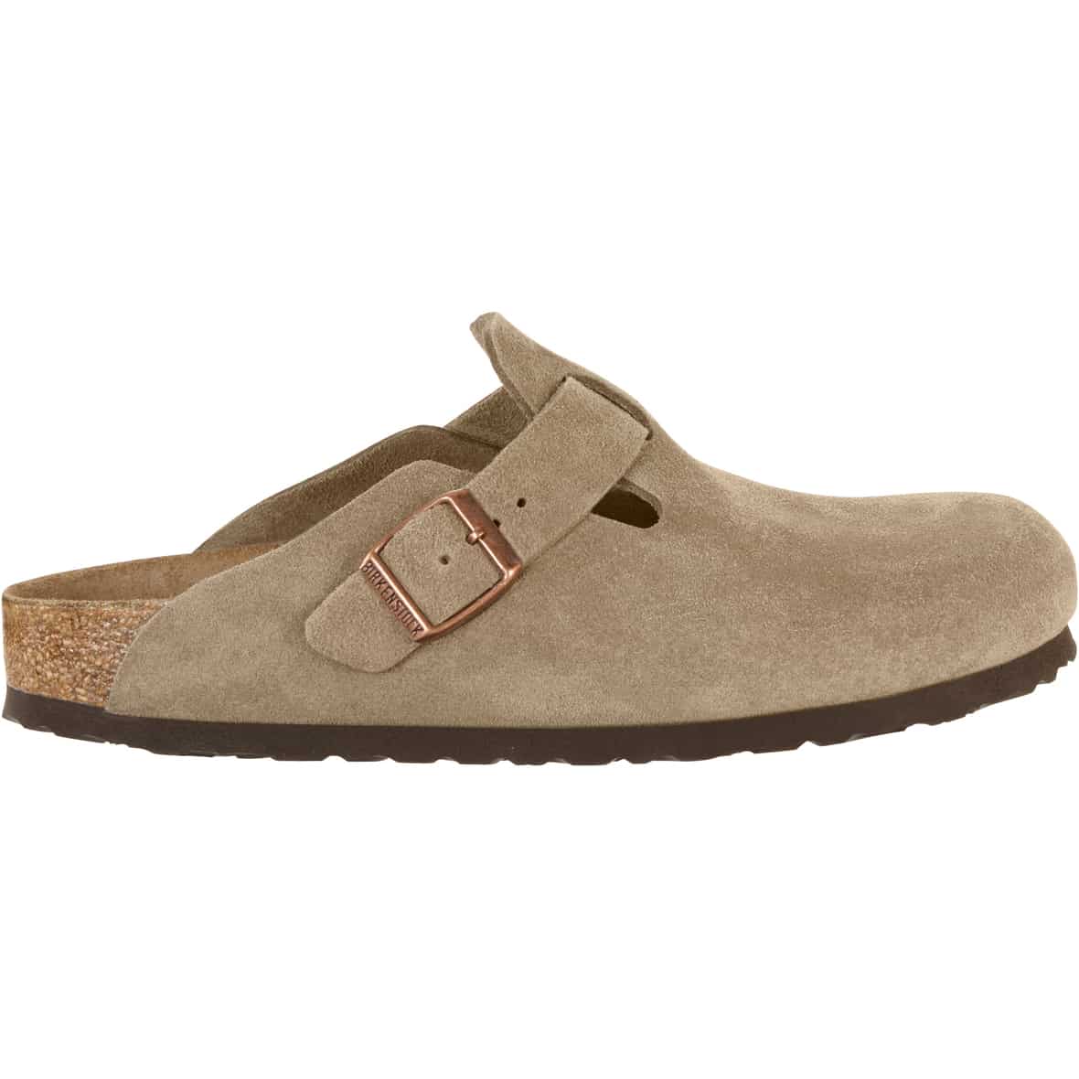 Boston Weichbettung Veloursleder Schmal Damen Sandalen Beige_46__GRAU | 35