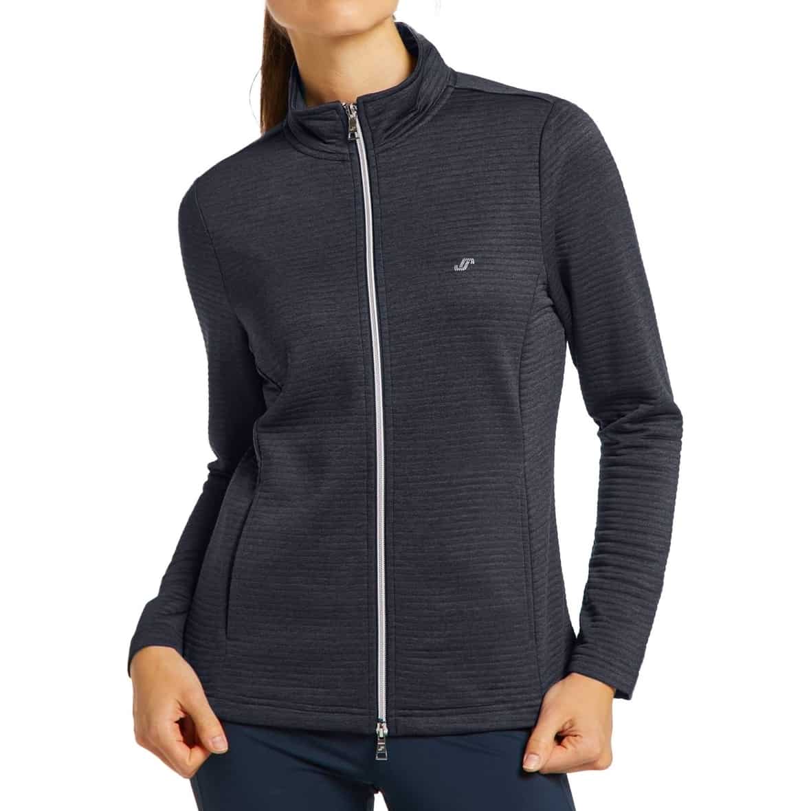 Joy Peggy Jacke Damen Trainingsjacke (Dunkelblau 36 D) Fitnessbekleidung