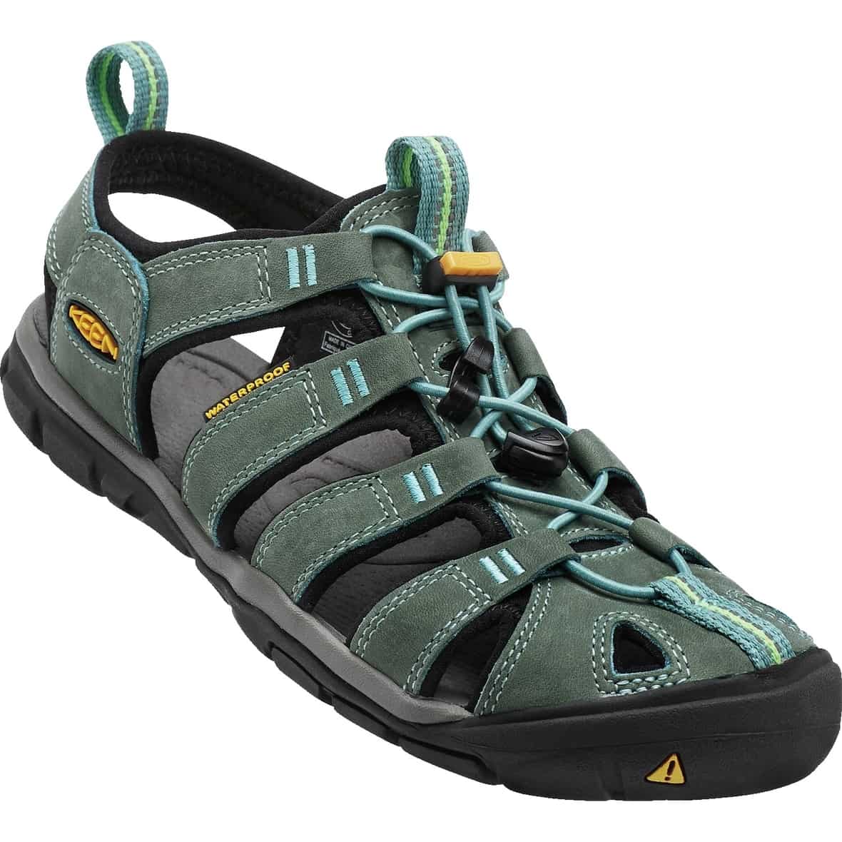 Keen Clearwater CNX LeatherDamen Trekkingsandalen Damen (Hellblau 6,5 US, 37 EU) Trekkingsandalen