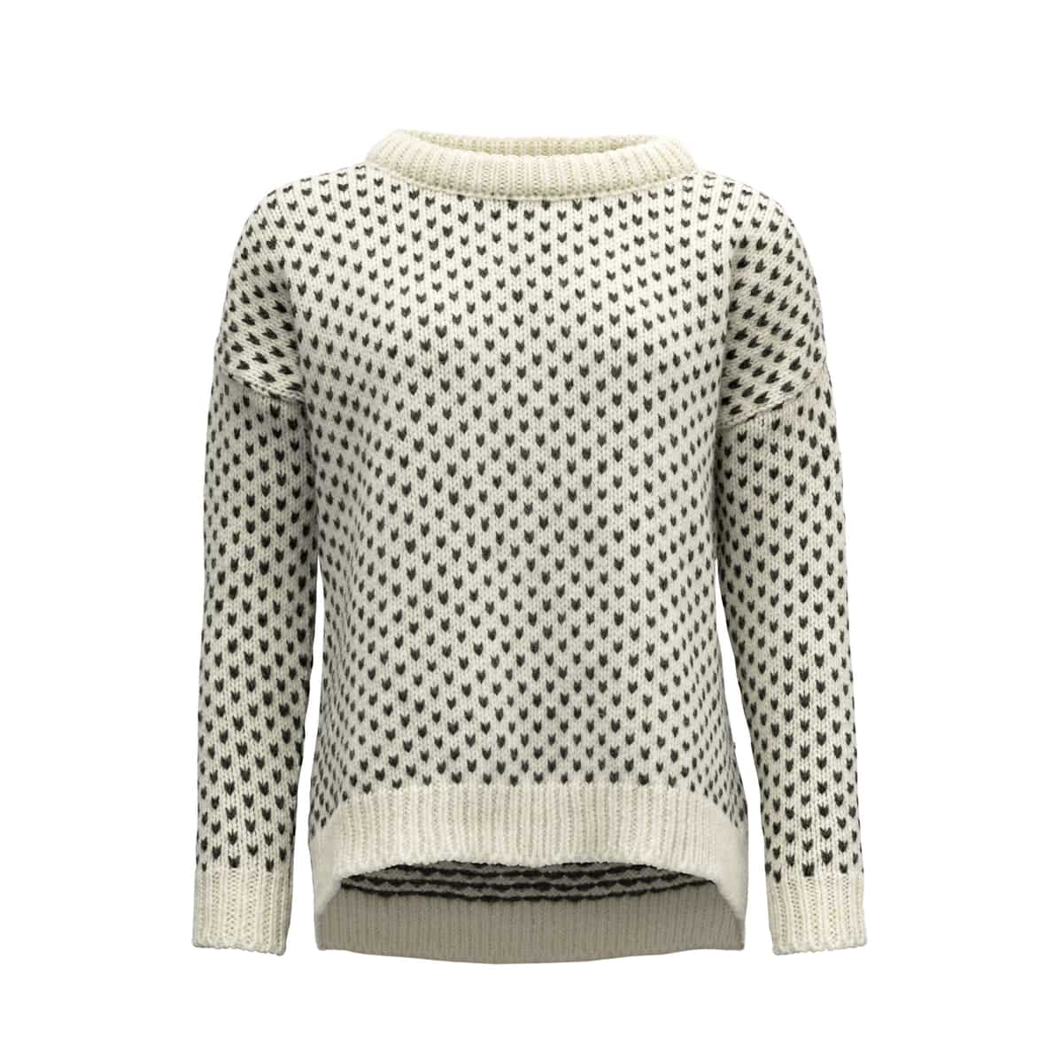 Devold of Norway Nordsjö Sweater W Damen (Weiß XL ) Laufshirts