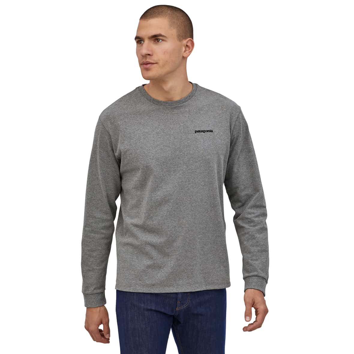 P-6 Logo Responsibili-Tee Herren Longsleeve Grau_GLH | L