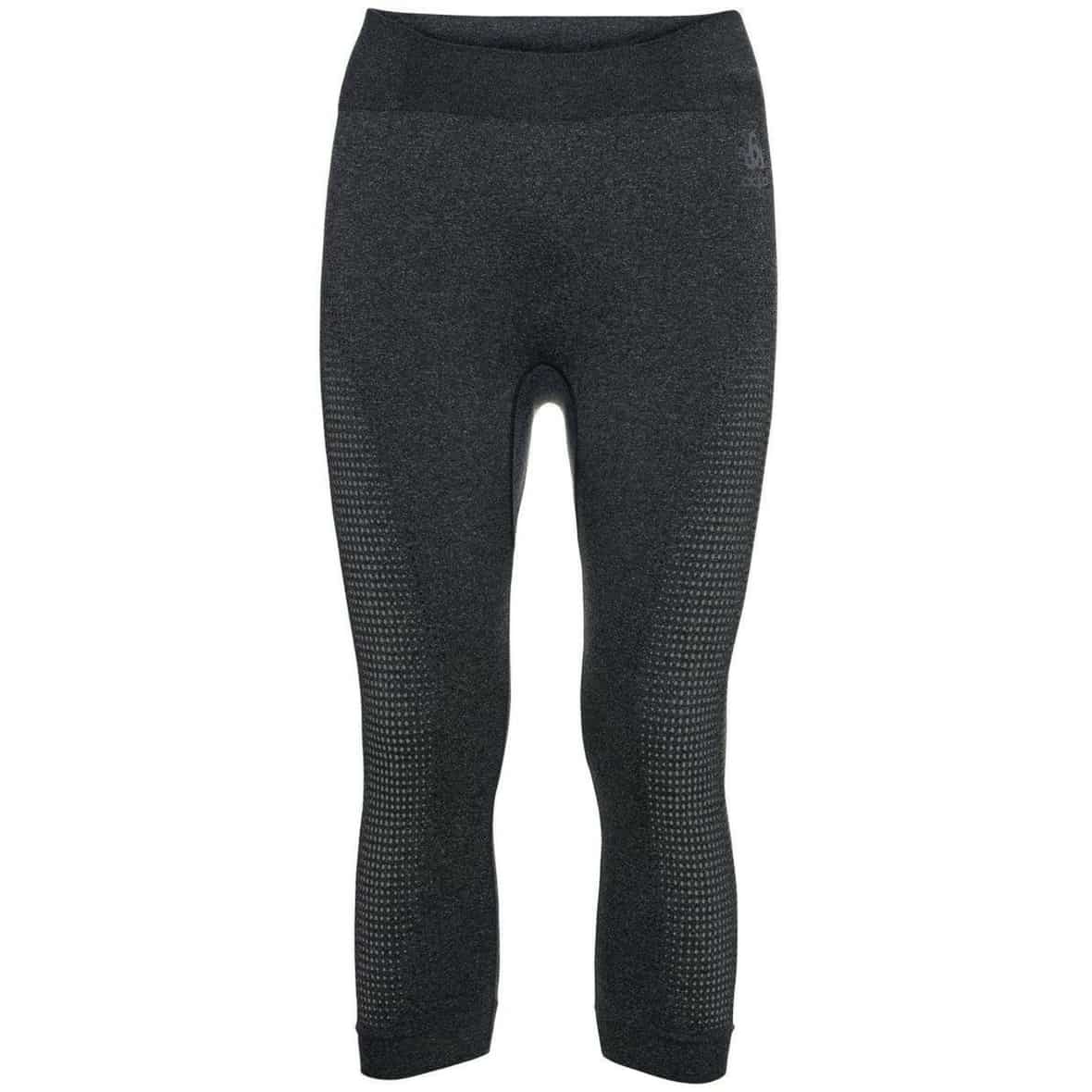 Odlo Performance Warm ECO BL Bottom 3/4 Pant W Damen Funktionsunterhose (Schwarz S ) Expeditionsbekleidung