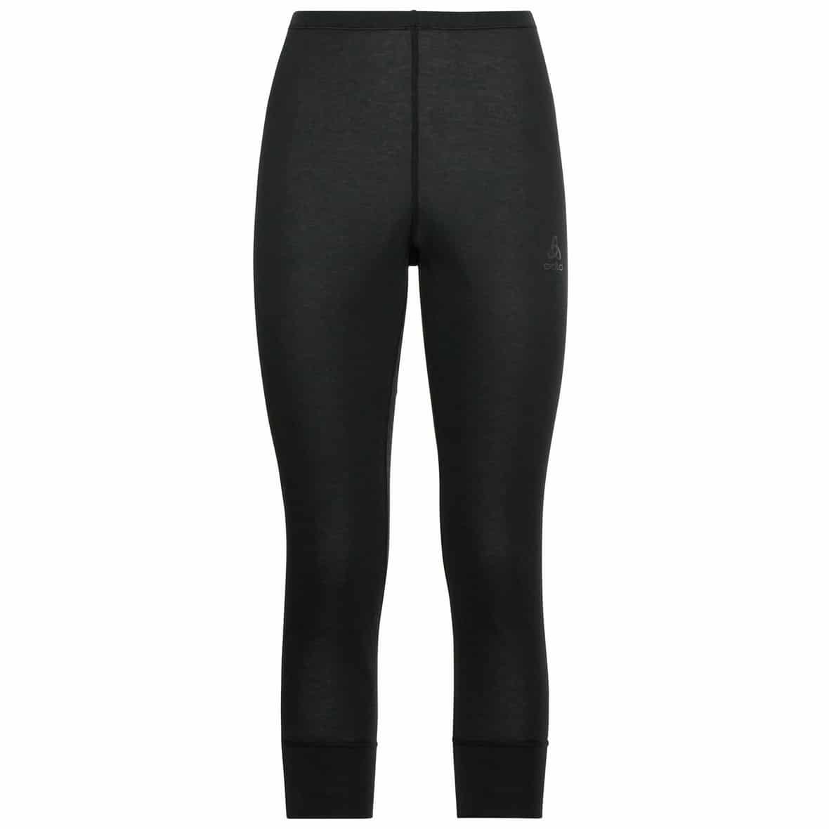 Odlo Active Warm ECO Bl Bottom 3/4 Pant W Damen Funktionsunterhose (Schwarz M ) Unterhosen