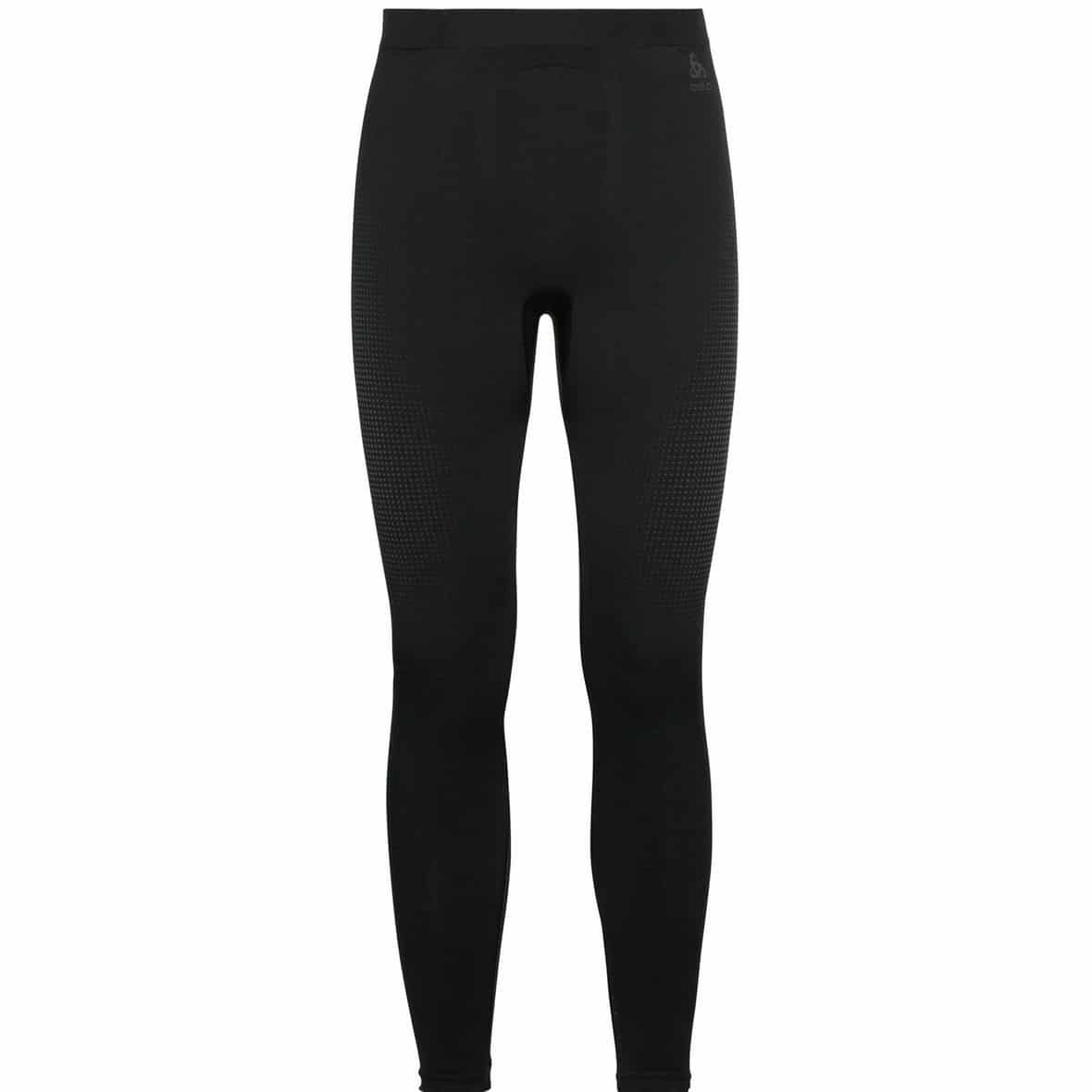 Odlo Performance Warm ECO Bl Bottom Long Pant M Herren Funktionsunterhose (Schwarz L Größe) Skiunterwäsche