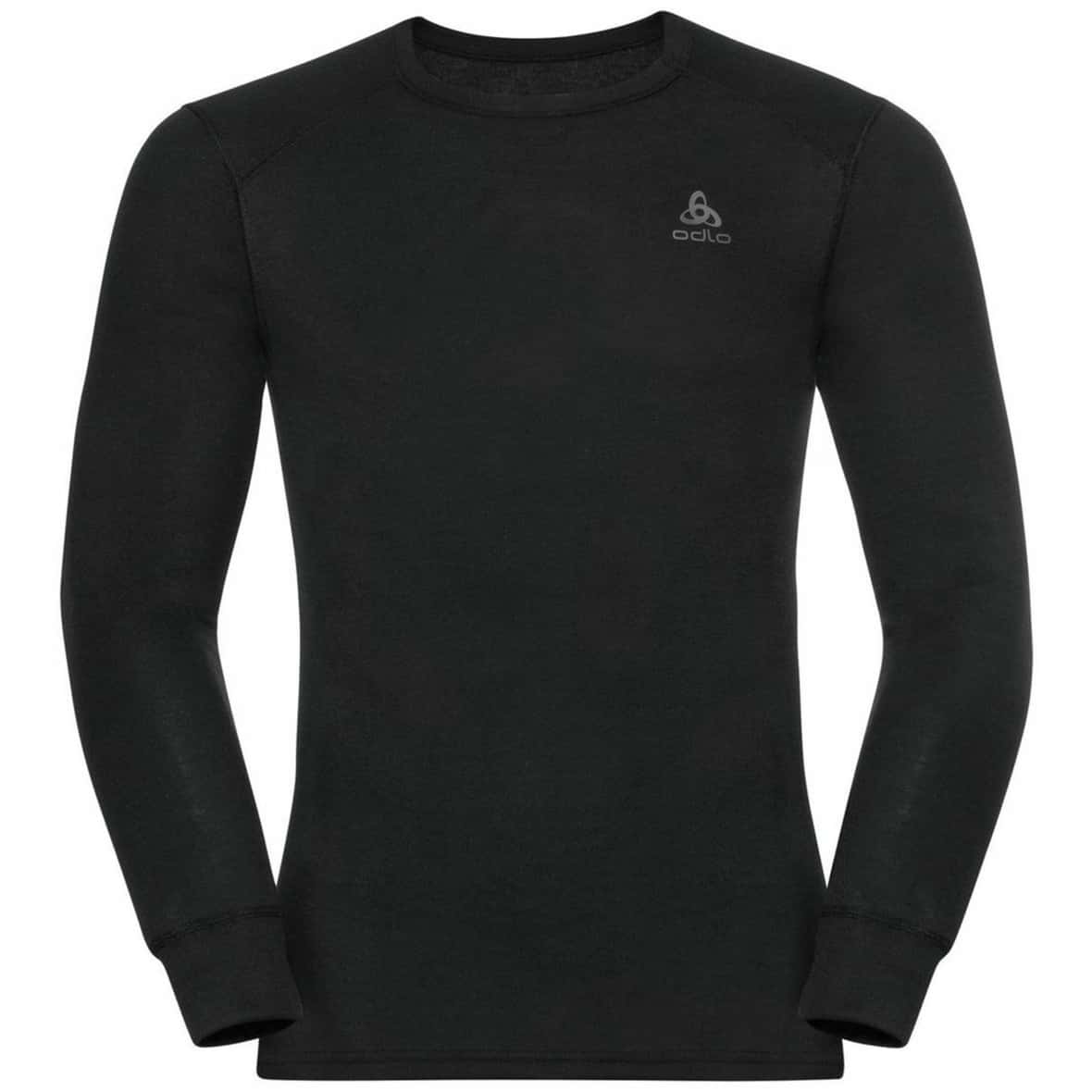 Odlo Active Warm ECO Bl Top Crew Neck L/S M Herren Funktionsunterhemd (Schwarz ) Langlaufbekleidung