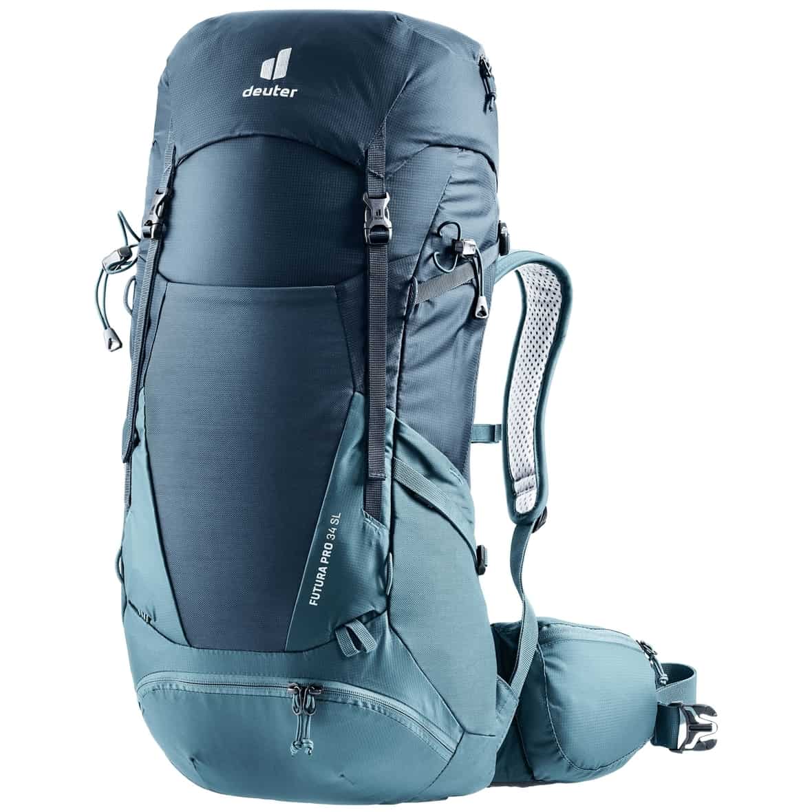 deuter Futura Pro 34 SL Wanderrucksack Damen (Blau one size) Wanderrucksäcke