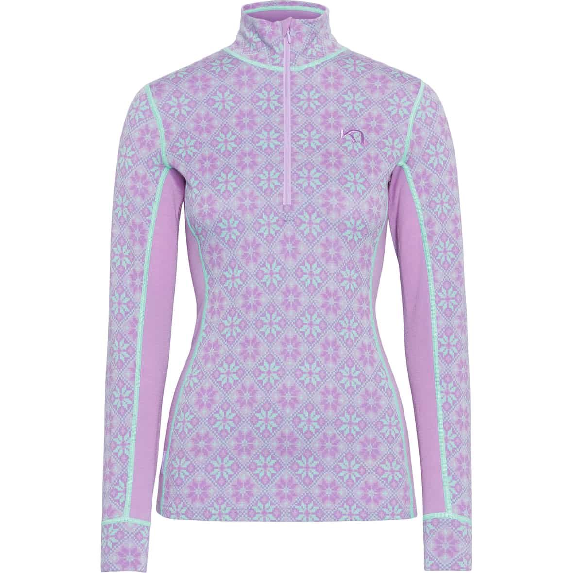 Rose Merino Half-Zip Merino 240 Damen Funktionsunterwäsche Beere_LILY | S