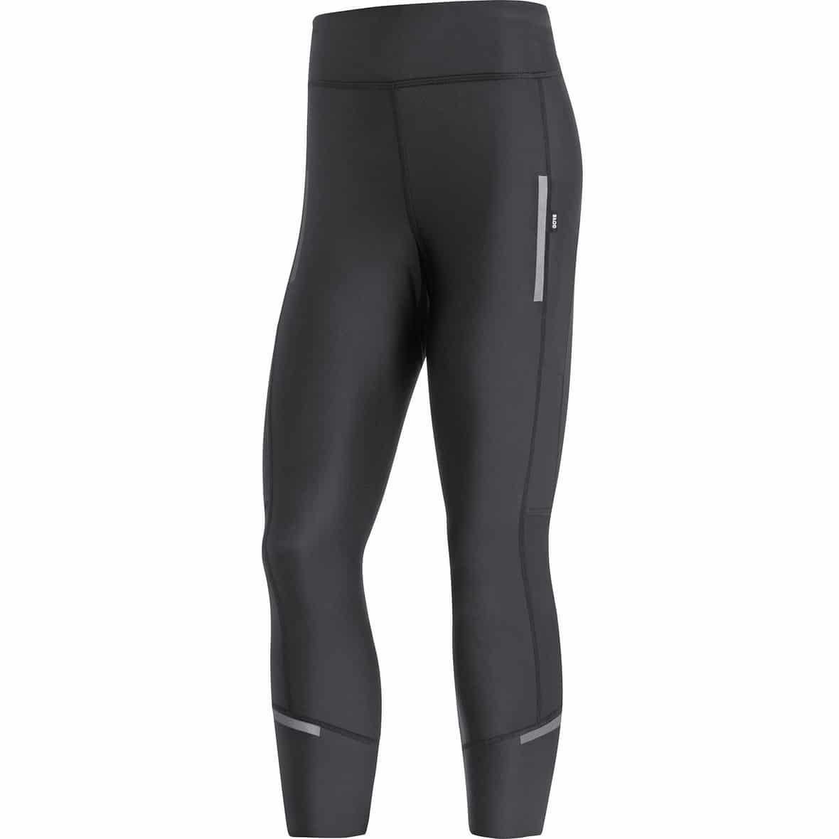 Impulse 3/4 Tights Womens Damen Laufhose Schwarz_9900 | XXS
