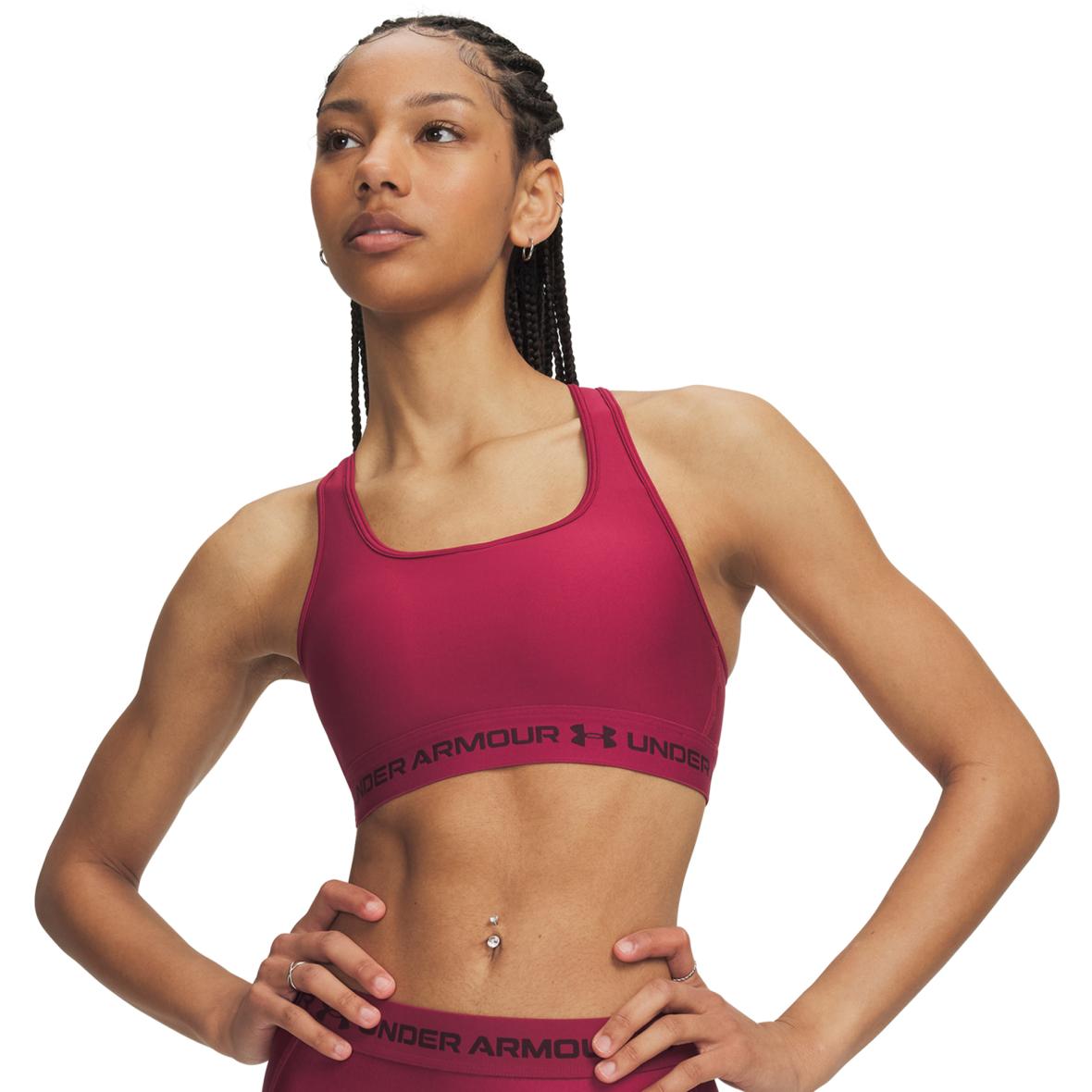 Crossback Mid Damen Sport-BH Dunkelrot_622 | S